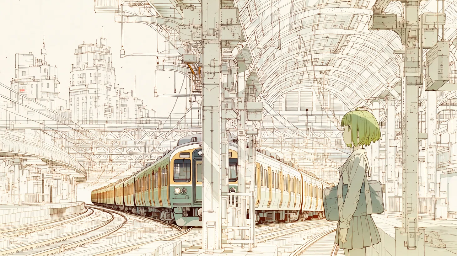 【河】高級複製原画 AI4-JF Midjourney】Niji v7の線画が美しいと話題！画風25パターンの