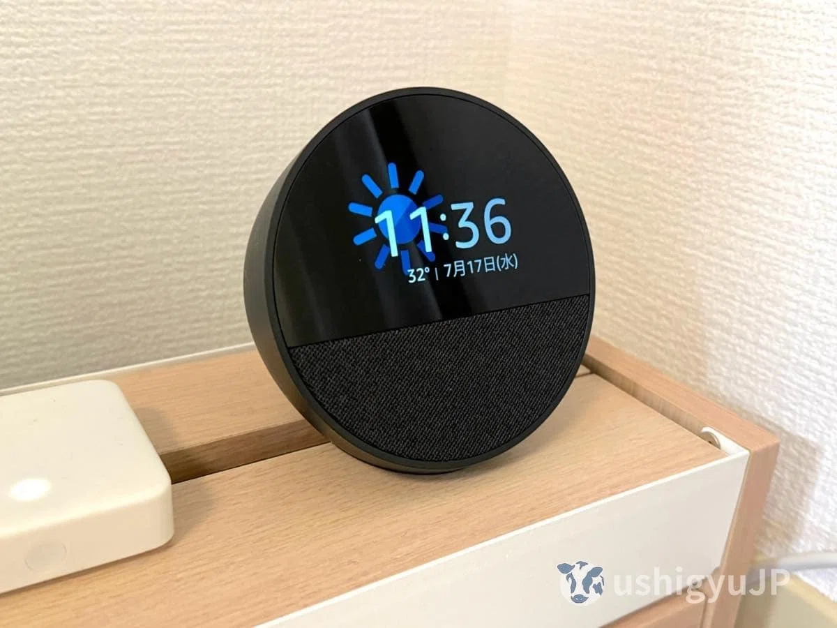 Echo Spotレビュー！できること・できないことをくわしく解説。寝室に
