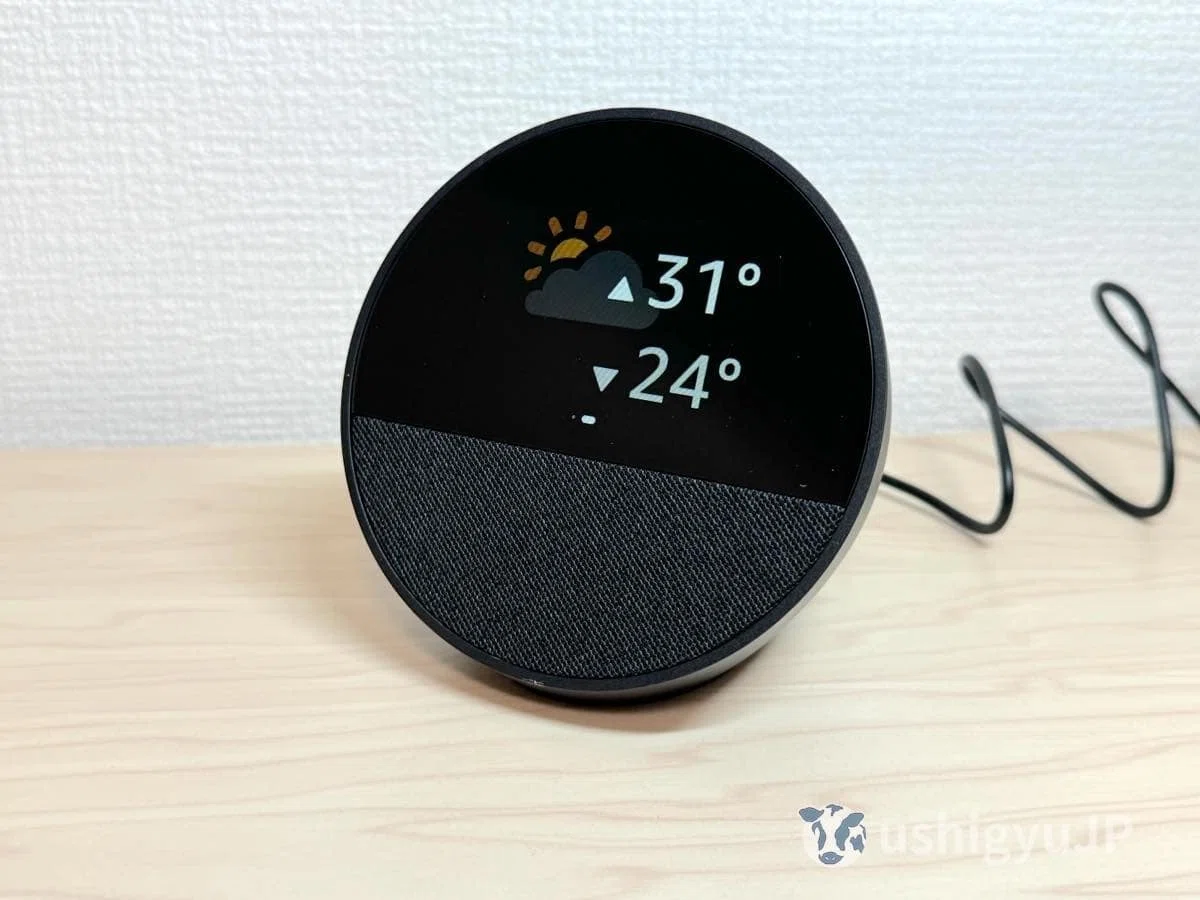 Echo Spotレビュー！できること・できないことをくわしく解説。寝室に