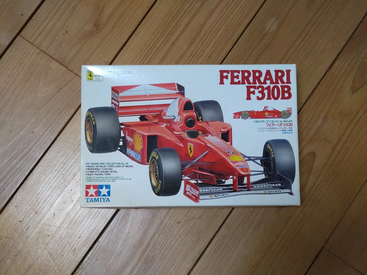 TAMIYA 1/20 Ferrari F310B(1997年カナダgp仕様) 製作記(1)｜娘娘
