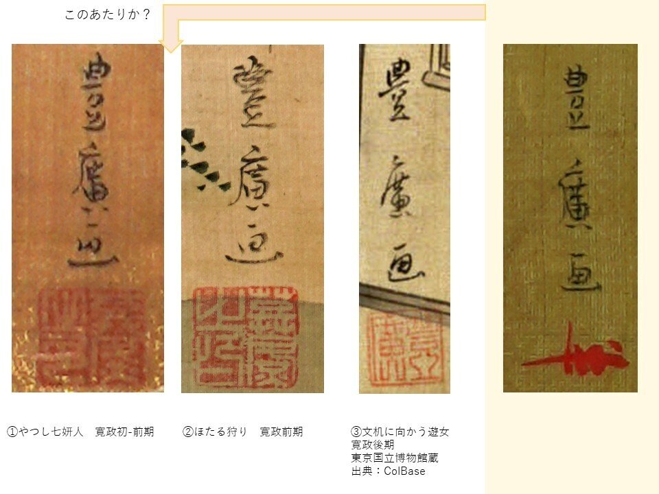 熟覧！ 歌川豊広「楼上の芸妓図」作品と表装 附、年代推定について