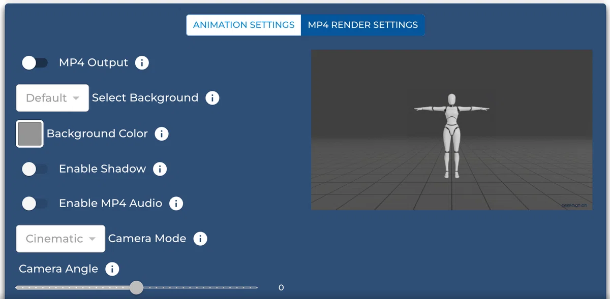 Deepmotion Animate DeepMotion Animate 3D による モーション生成 を試す|npaka