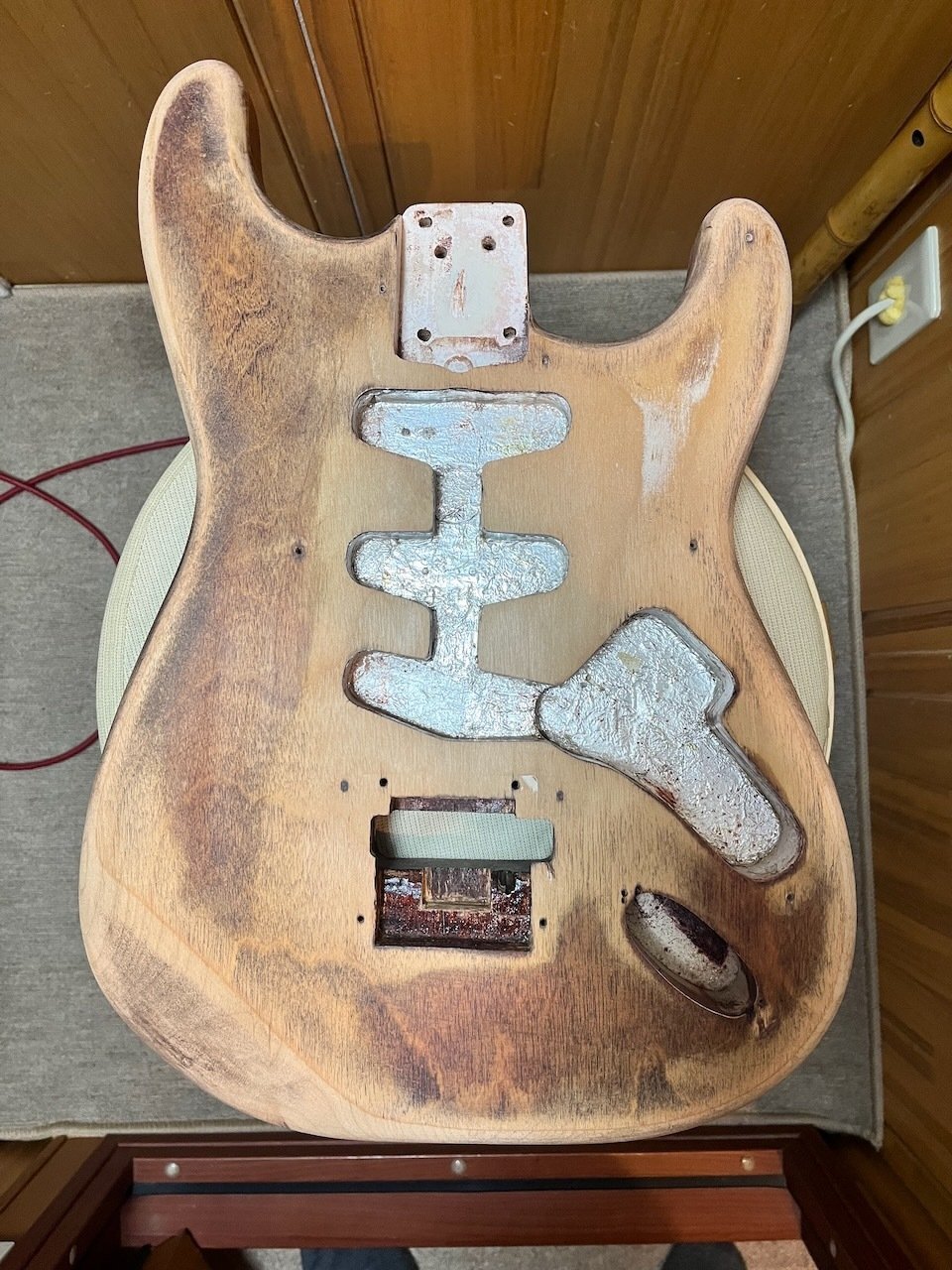 40年前の自作ギターをレストアした話③ 塗装編｜高野寛のnote
