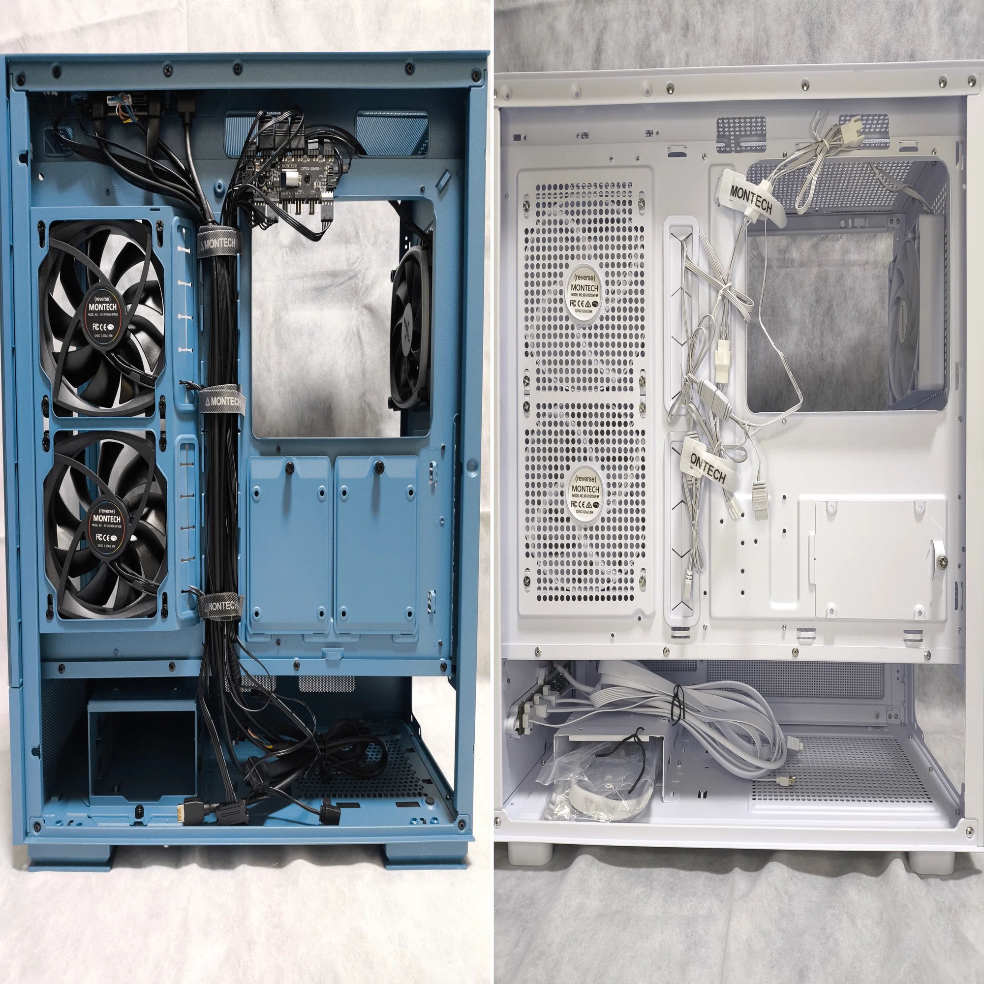 PCケースとレール　2点ずつ 大流行の2面ピラーレスATXケース MONTECH 「SKY TWO」vs「XR」｜ふつおじ