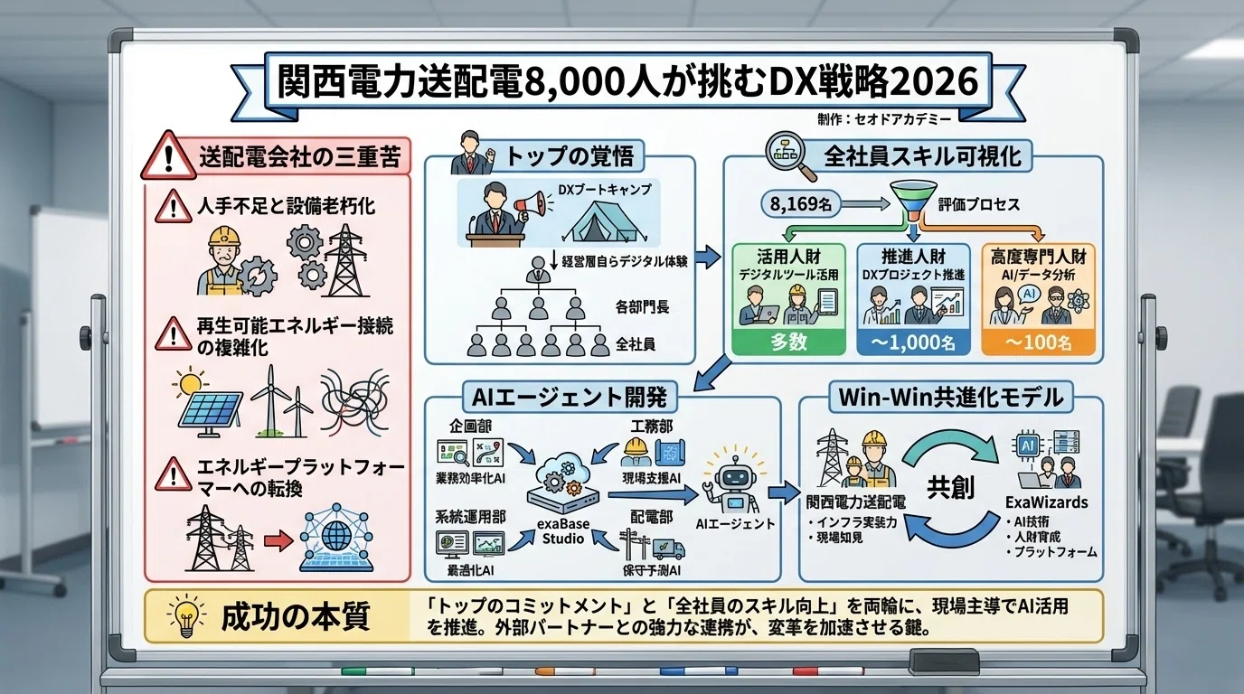 送配電会社が「AIエージェント内製企業」に変わる日。関西電力送配電