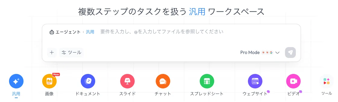 Skyworkのホーム画面