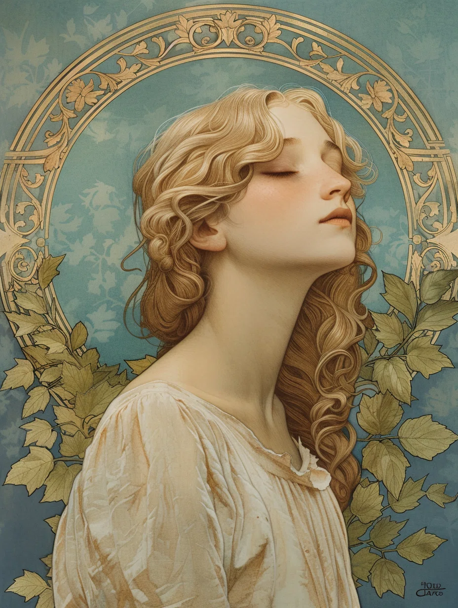 [AI Image Generation] How to create images that look like Mucha, but ...
