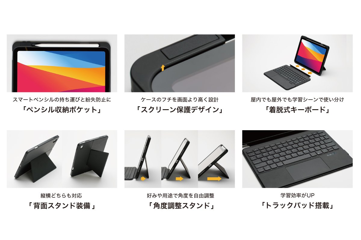 Digiwell SCHOOL FIT 日本語キーボード付き 学習用キーボード付きiPadケース「SCHOOL FIT」を発売しました