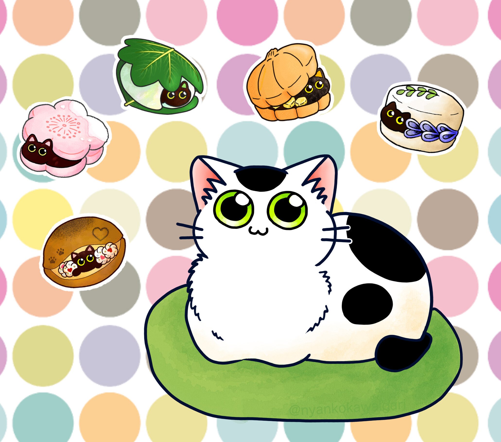 あんこ猫ページ 和菓子屋あんこちゃん 第24話｜ねこ川いが里