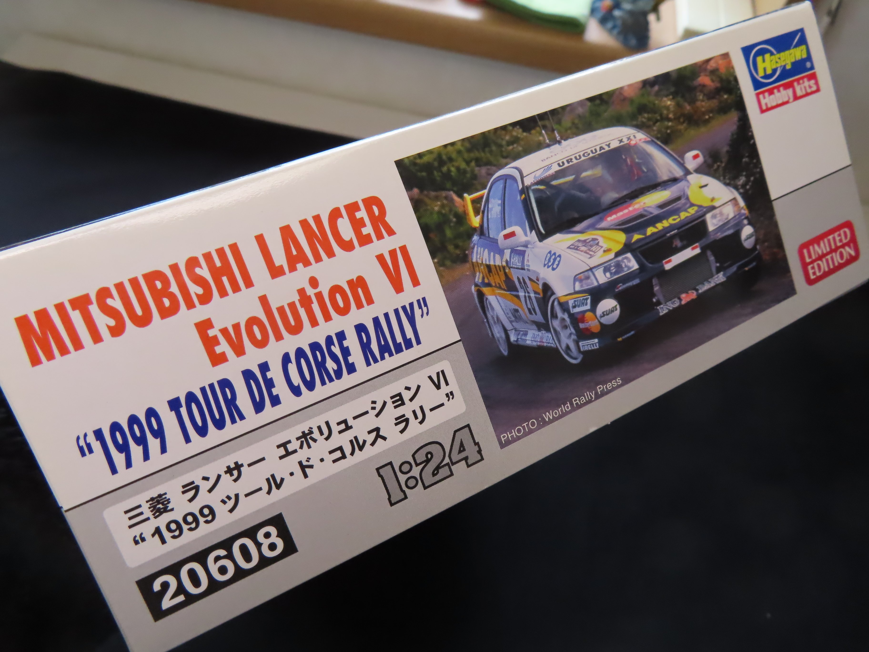 Hasegawa】LANCER Evolution Ⅵ 1999 TOURE DE CORSE RALLY｜積みプラ