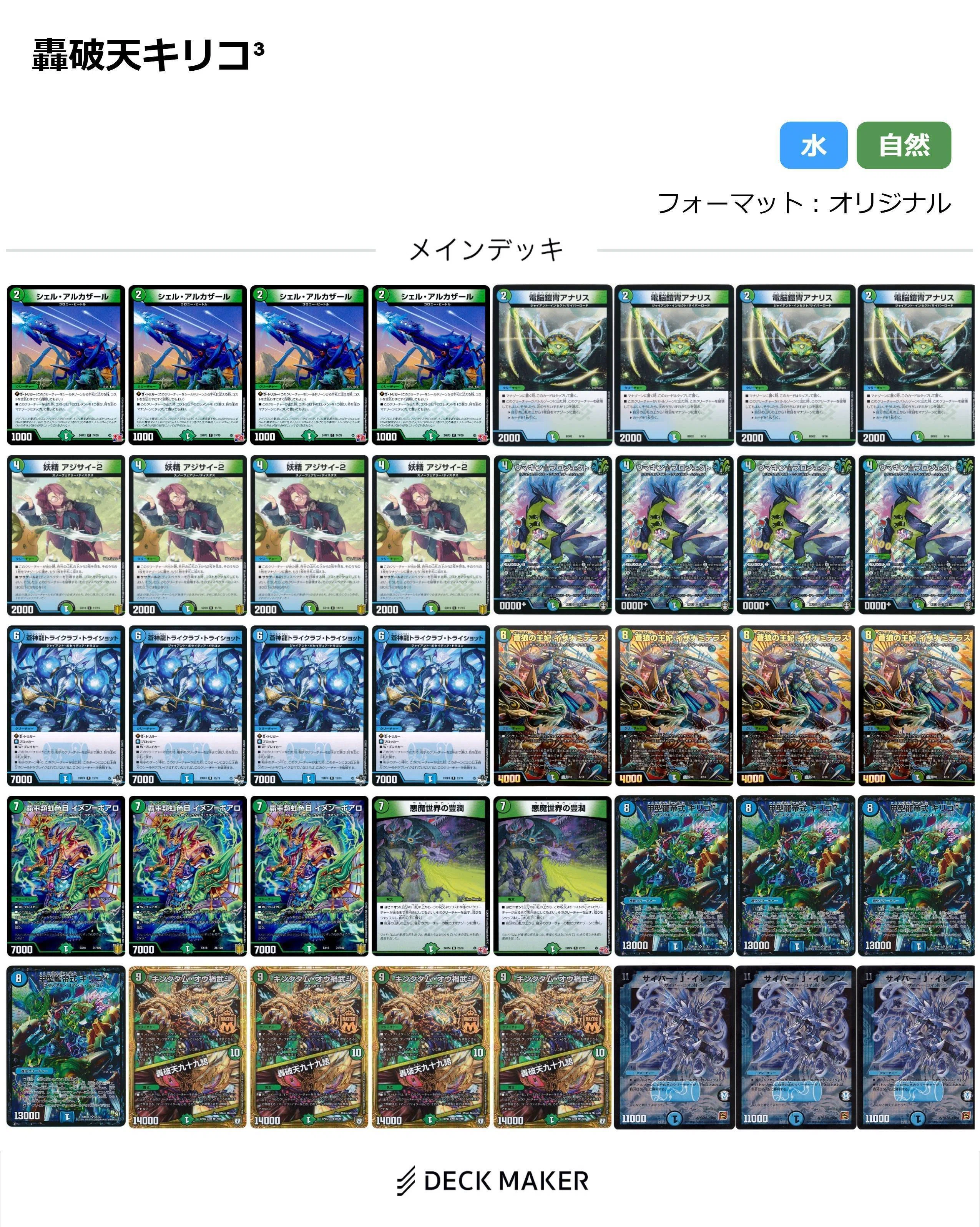 オウ禍武斗って実は公式に好かれているのかな?【NemoKyouのデッキ投稿