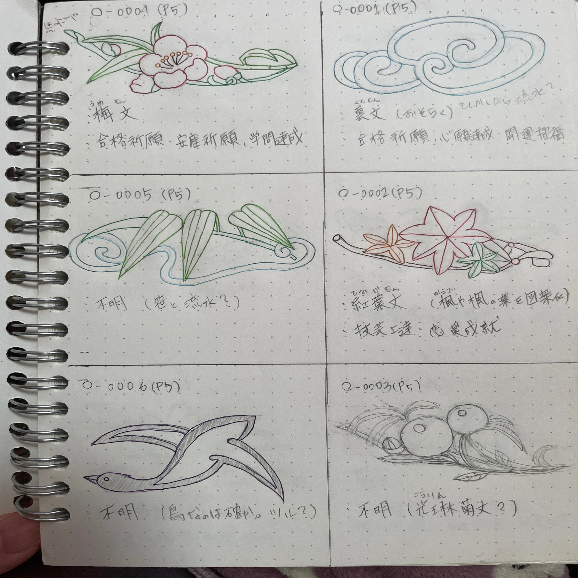 近代日本の宝飾デザイン（田代暁舟著/露木宏編）模写｜鵺琉