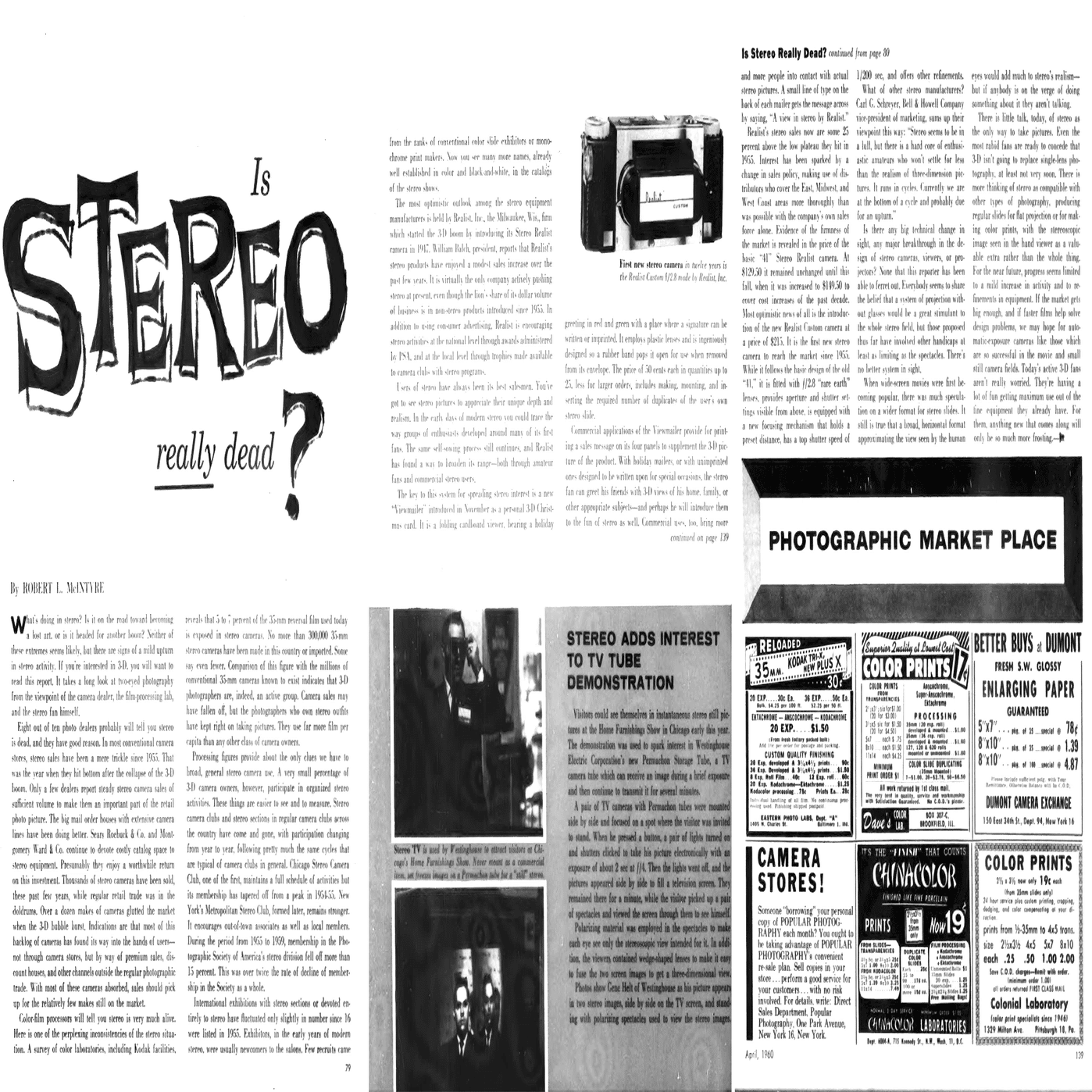 1960年、ステレオ写真は本当に死滅したのか：幻影の立体像｜1zumi 0KAN0