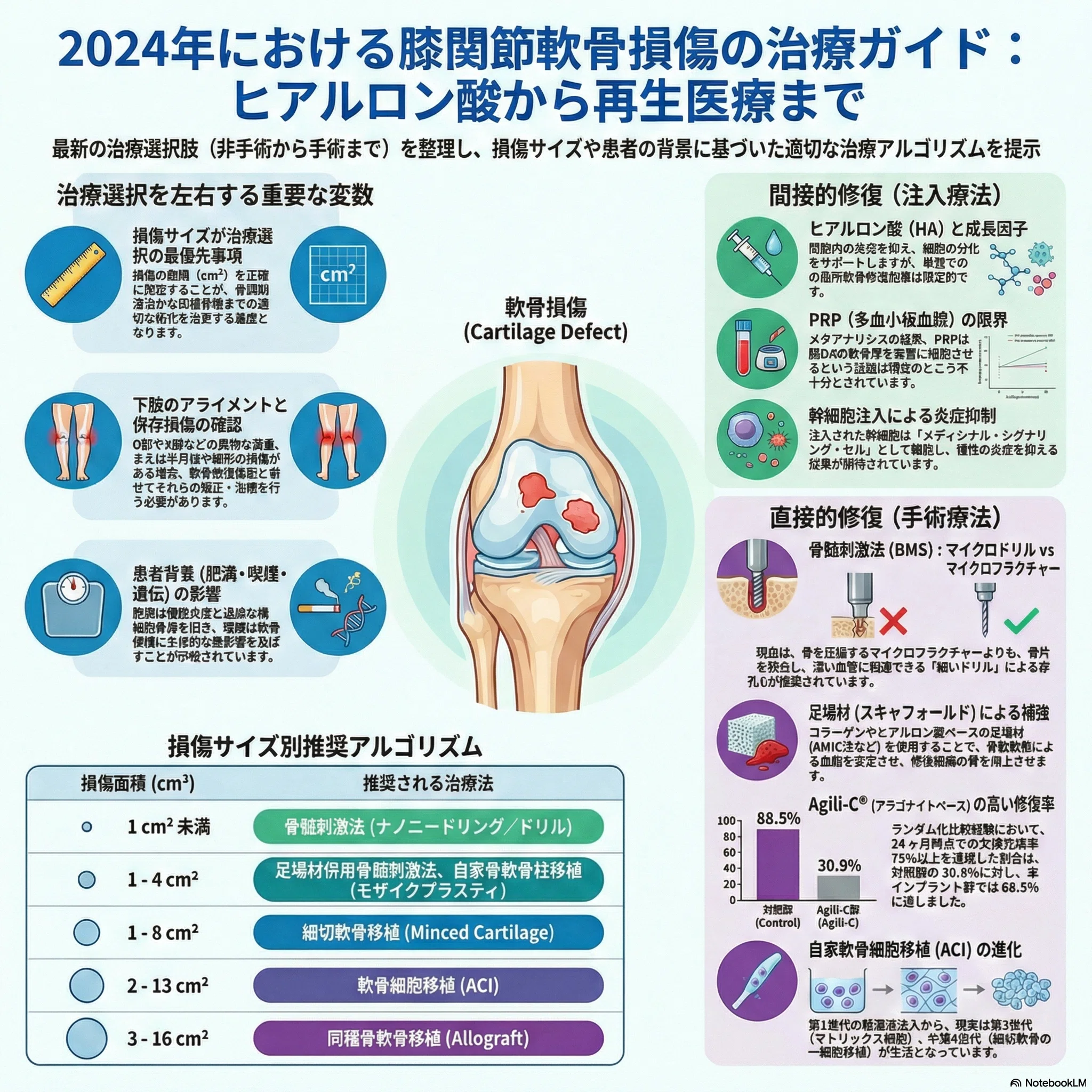 おへその乱読1000本ノック #0023 〜 膝軟骨損傷治療の最前線2024