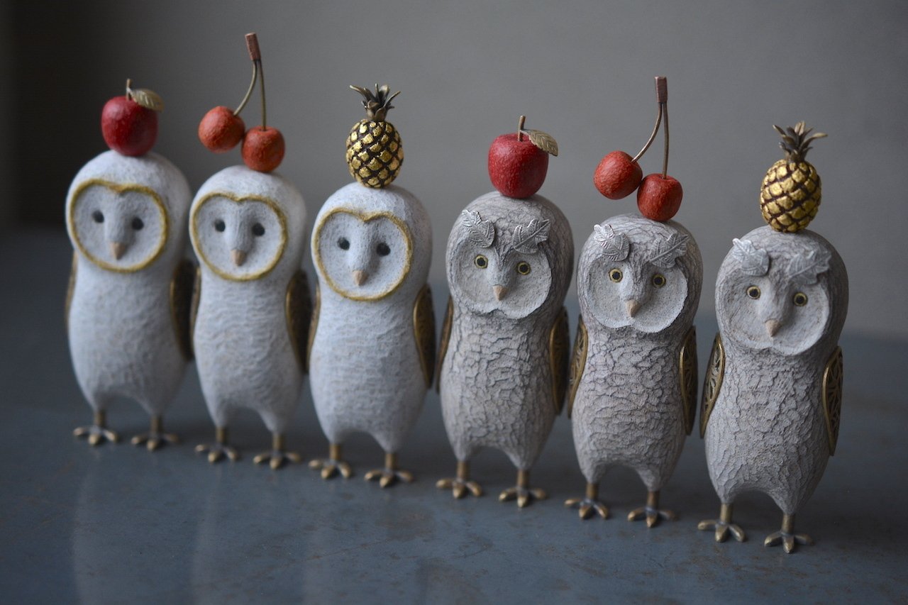 Owl heads to Fukuoka｜初雪・ポッケ