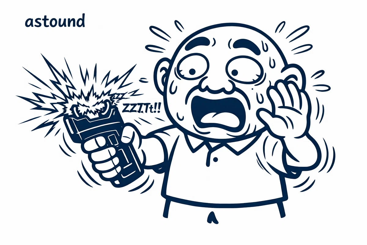 astound 暗記 | 英単語を語源、連想で覚える。英語学習 、TOEICにも。｜ひで