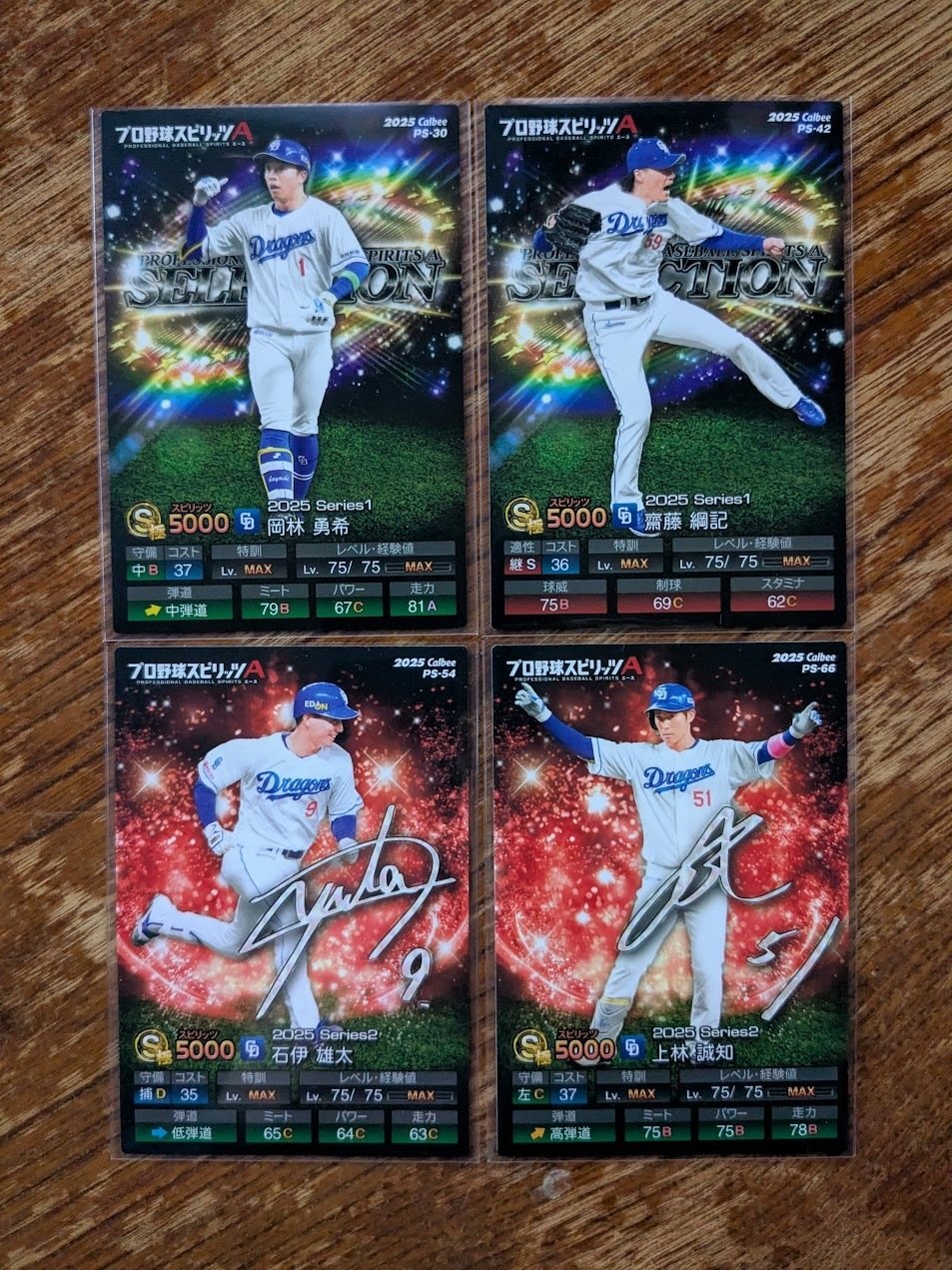 第105話 カルビー ポテトチップス プロ野球スピリッツA 中日ドラゴンズ