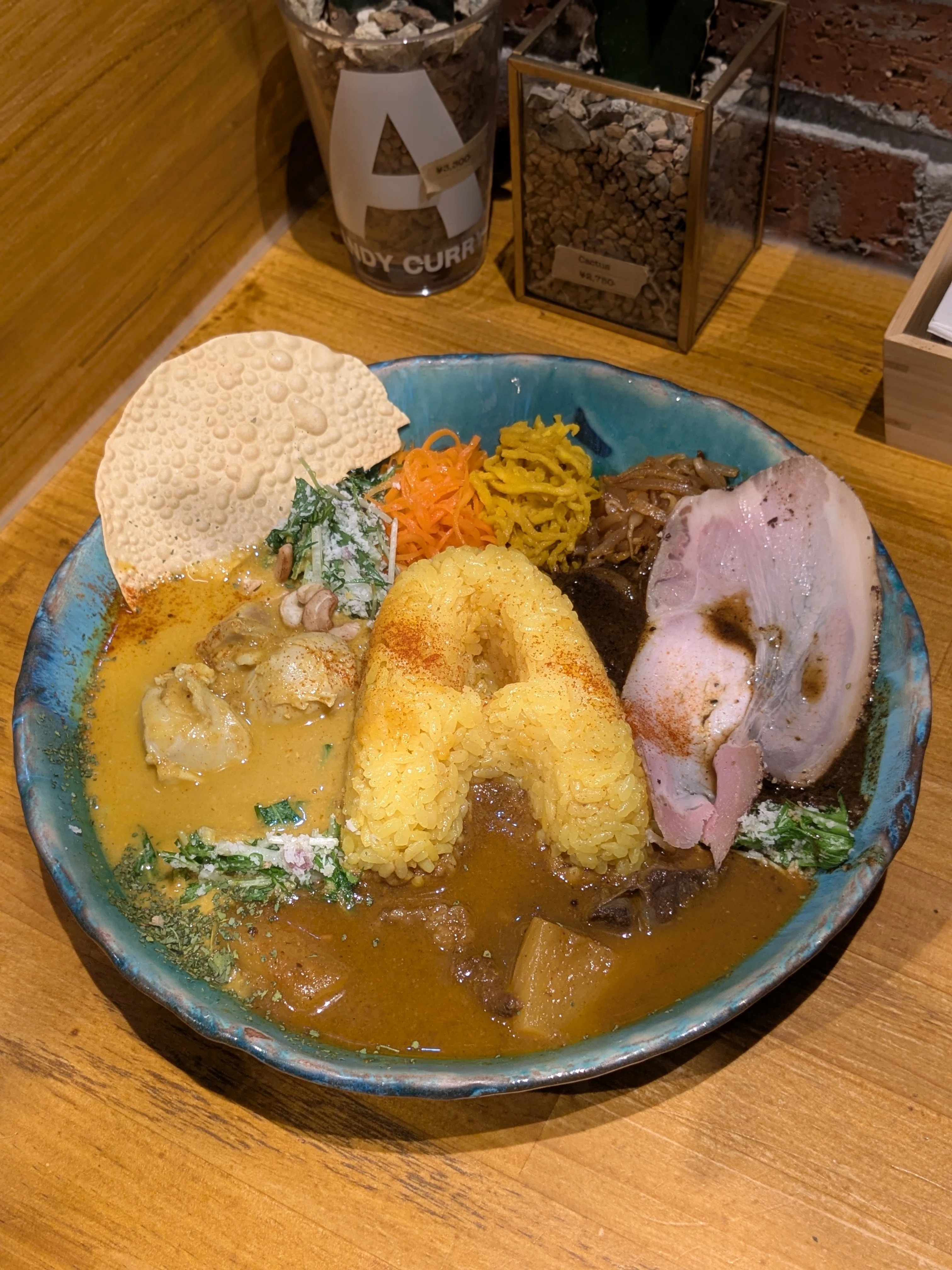 3種あいがけカレー@ANDY CURRY 那古野店(愛知県名古屋市)｜バババイン