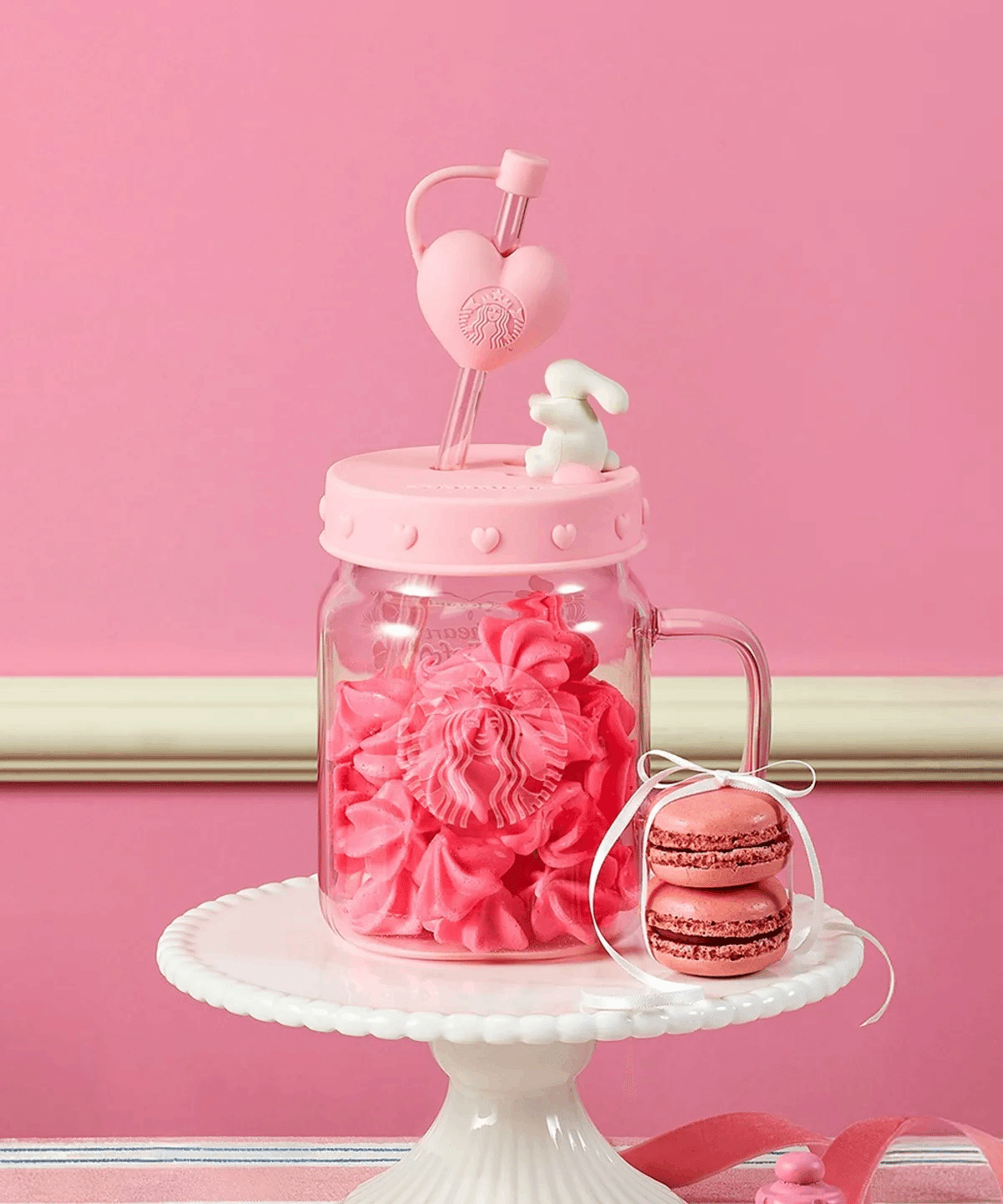 2026新作】韓国スタバのバレンタインが本気！ピンク×うさぎの限定MDを