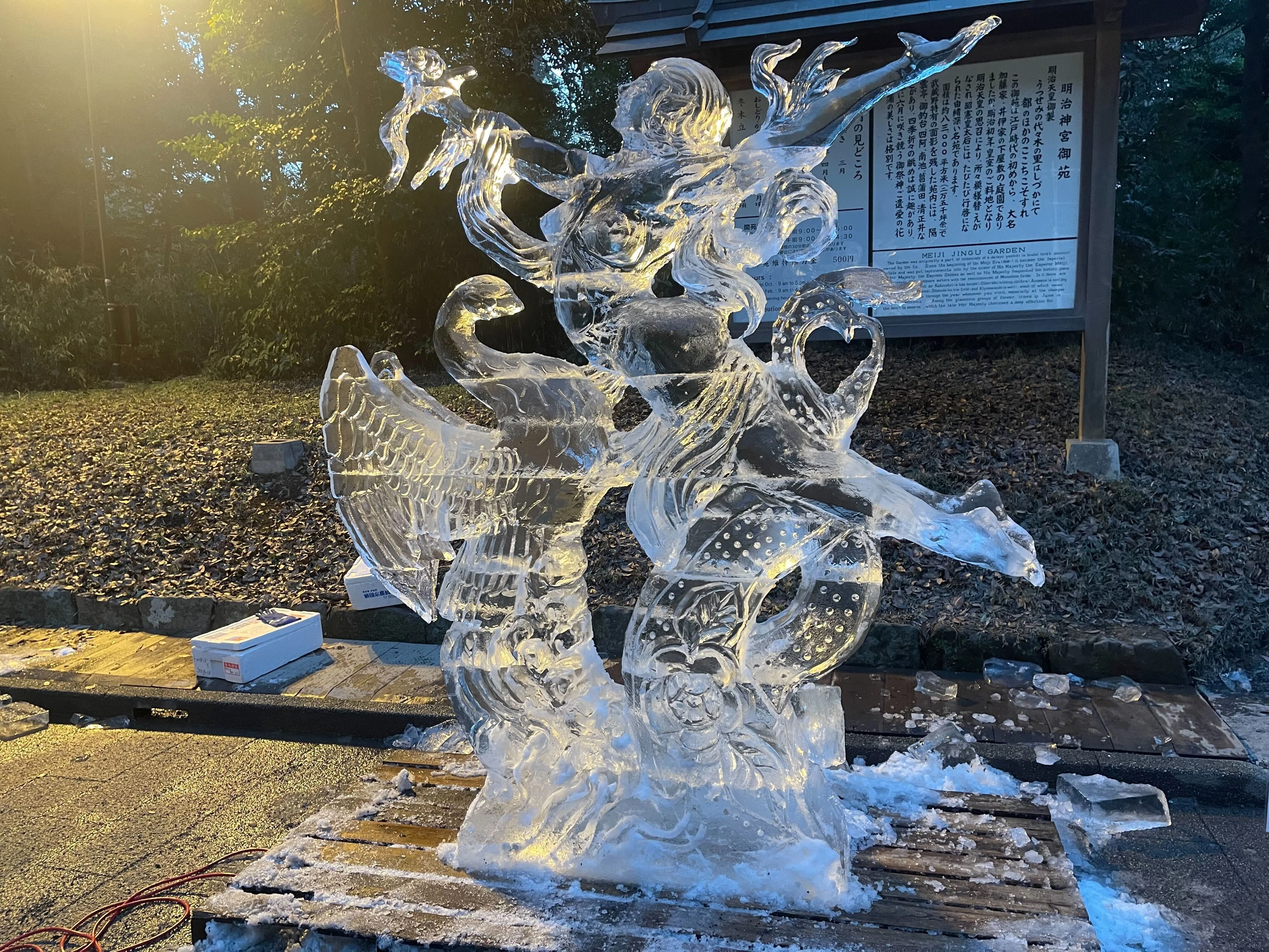 半世紀の到達点！第50回明治神宮氷彫刻展の当日をレポートしてみた
