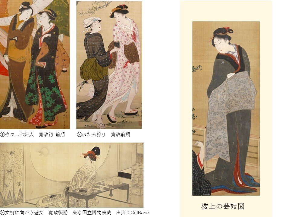 熟覧！ 歌川豊広「楼上の芸妓図」作品と表装 附、年代推定について