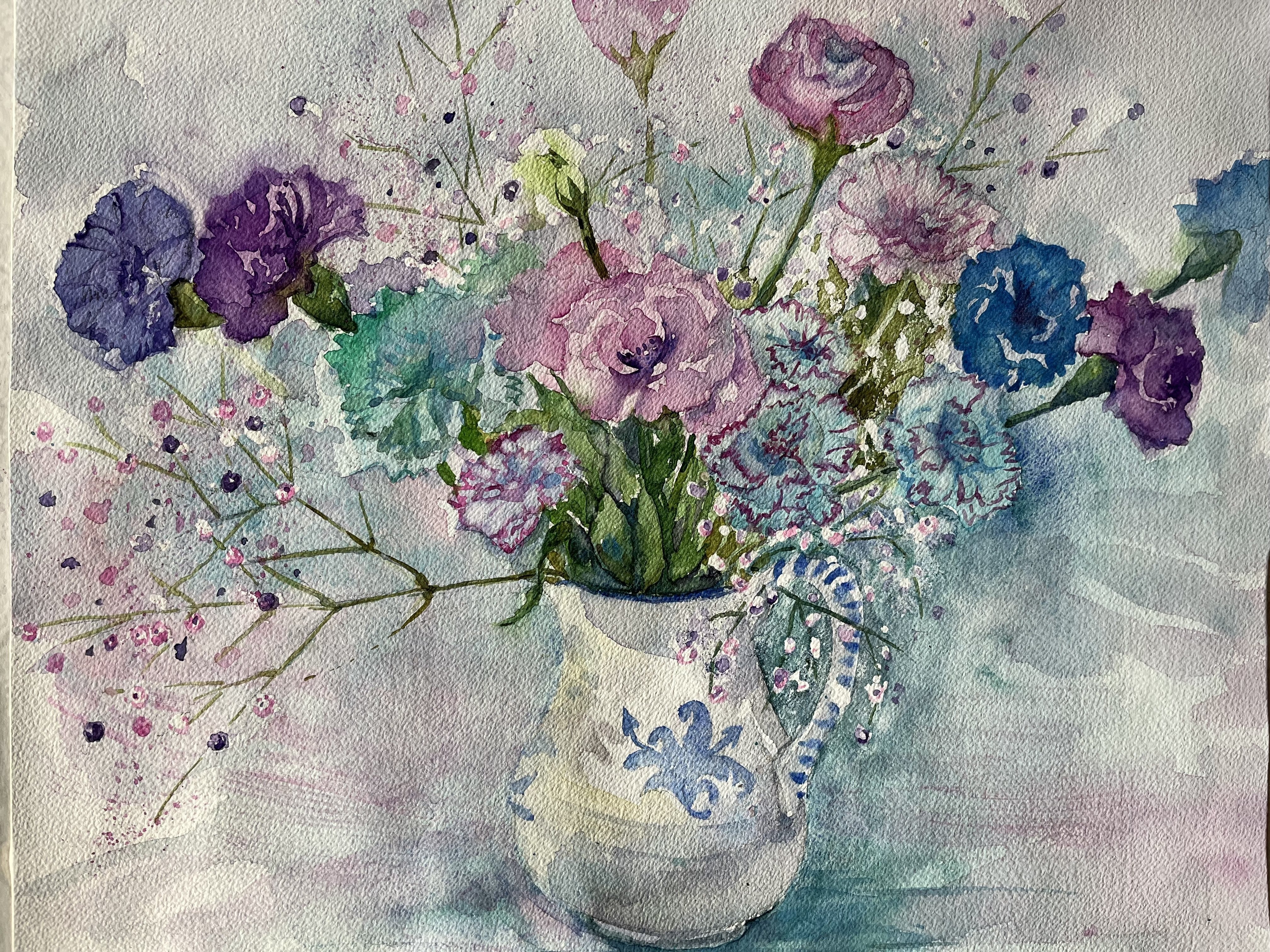 1月の水彩画｜あーこ