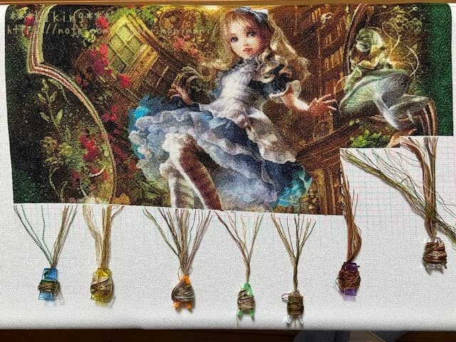 クロスステッチ】Dear Alice記録｜2026年 1月 ｜しおね