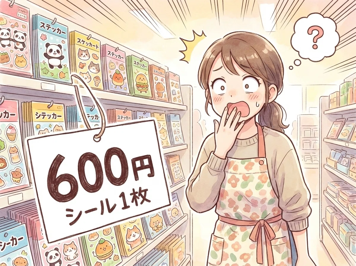 ついにきた「シール交換」デビュー【1シート600円は高すぎる】｜うちらぶ