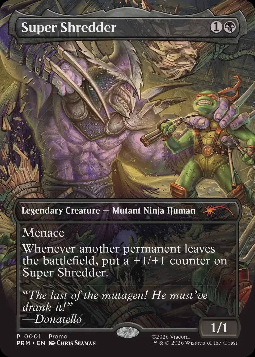 ろ*き様 MTG ミュータント タートルズ スーパーシュレッダー MTG】スーパーシュレッダー強いかな？【ミュータントタートルズ