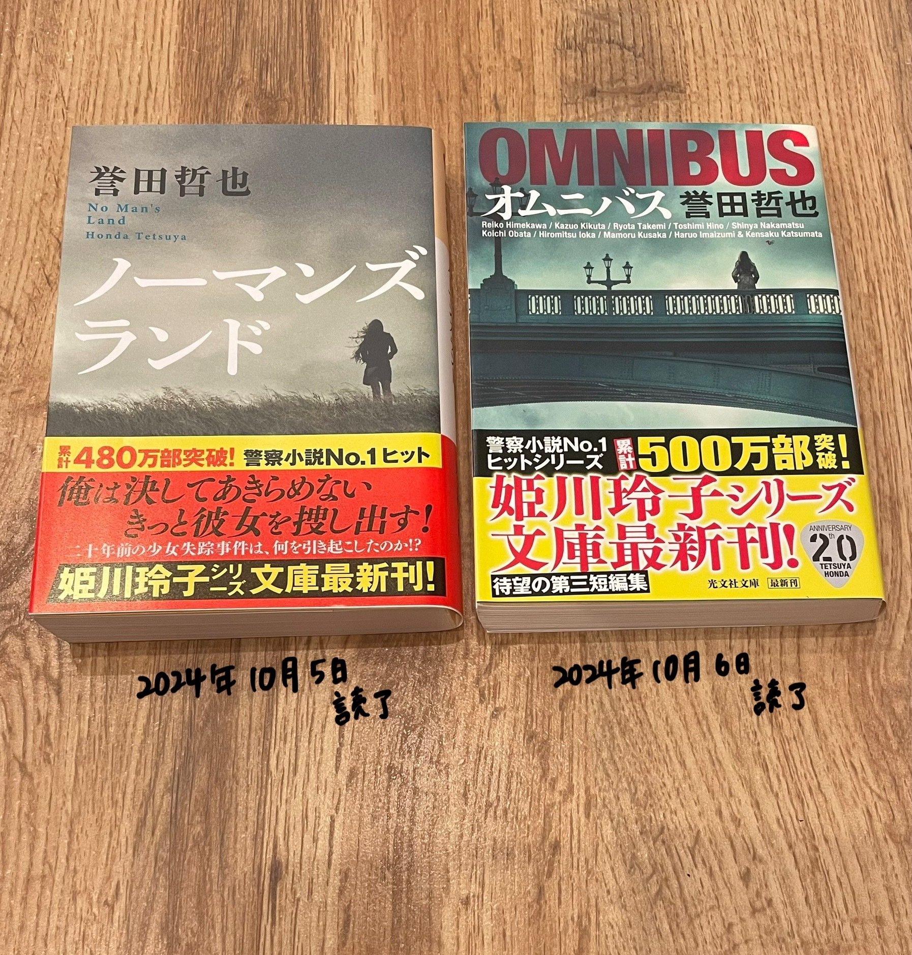 誉田哲也『マリスアングル』『ノーマンズランド』『オムニバス』｜hitomi
