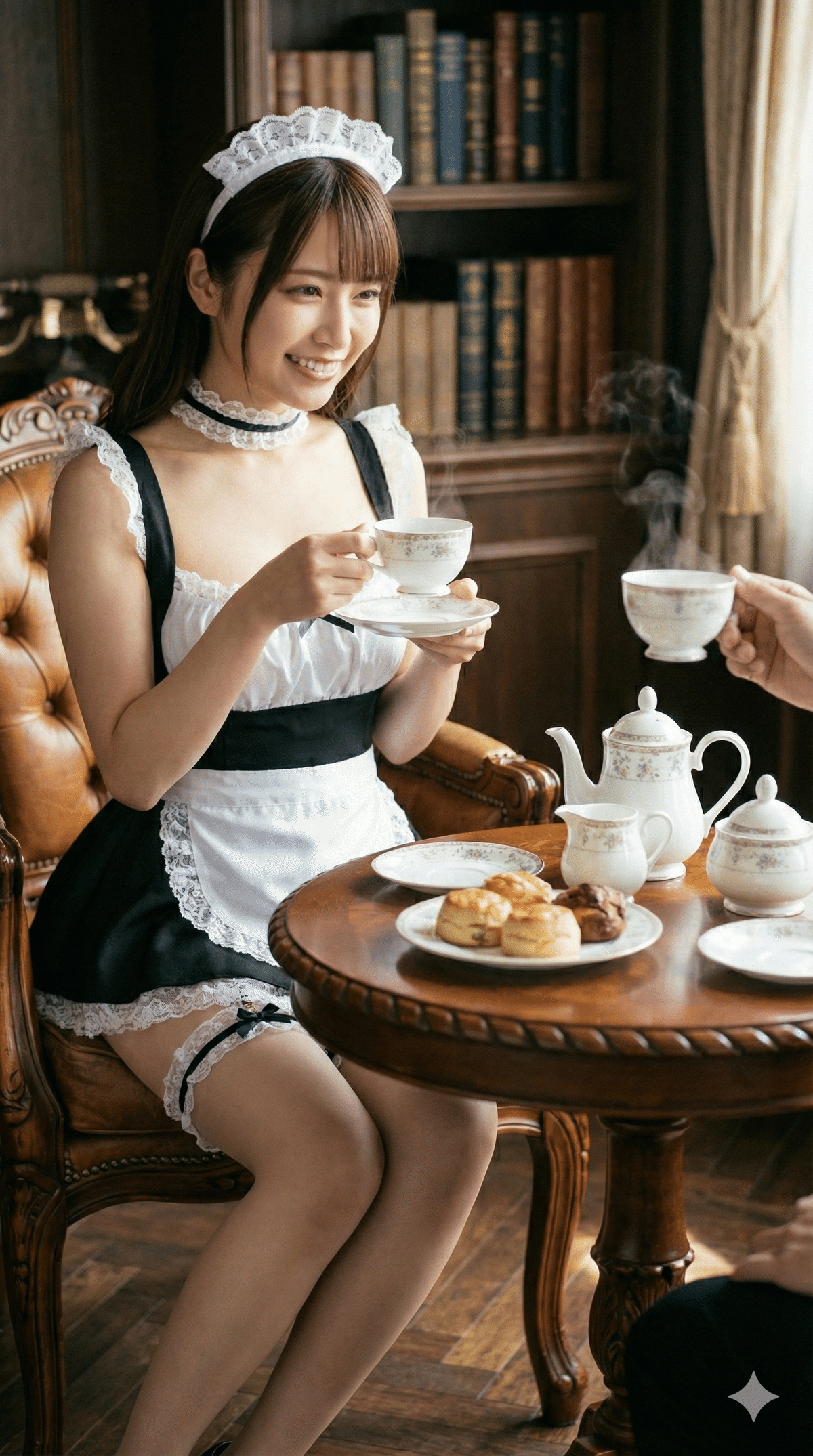 紅茶を持ってきてくれたメイドさん｜zerozero_x