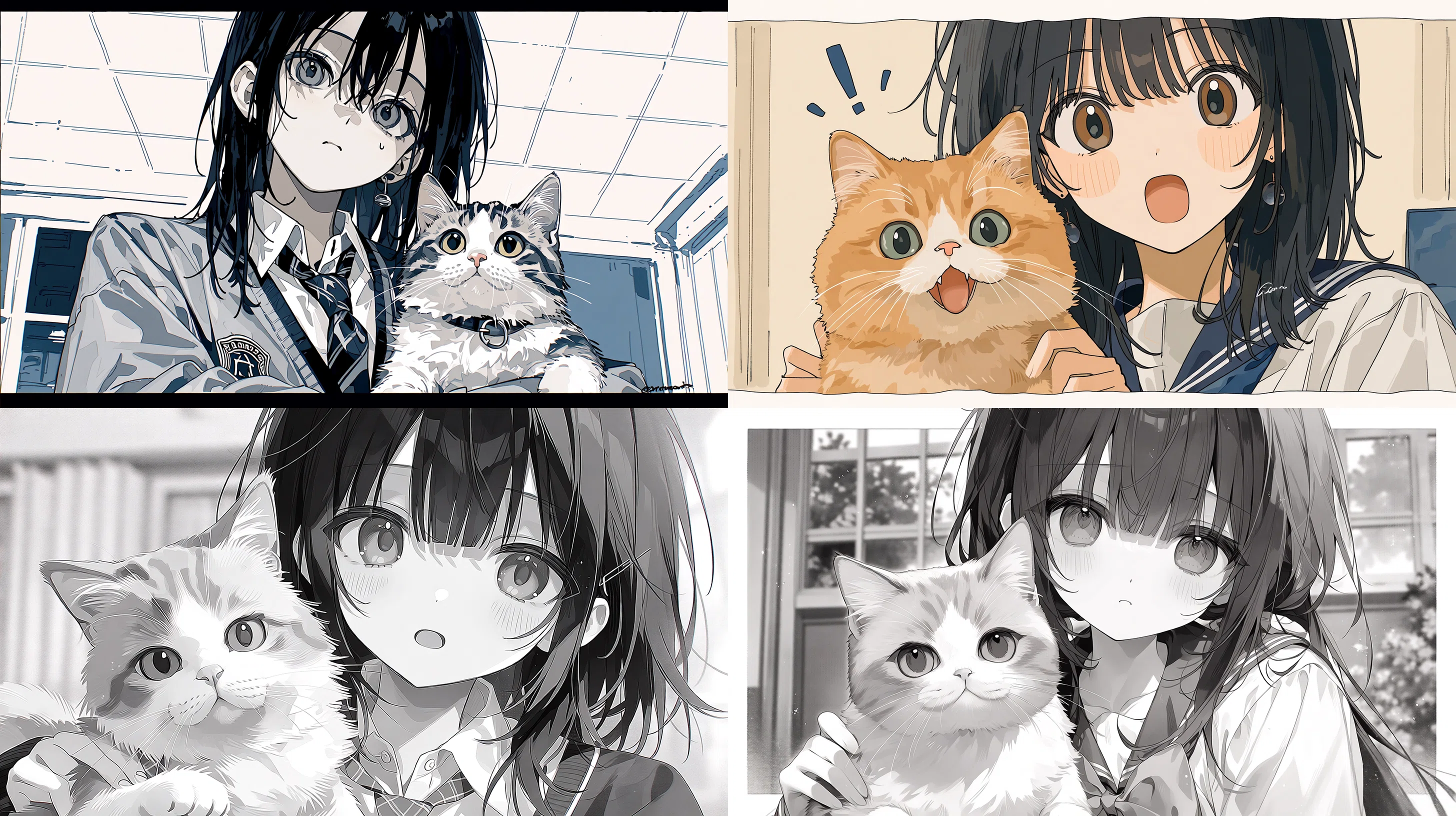 Midjourney niji7で試す!イラスト系画風10選【比較画像付き