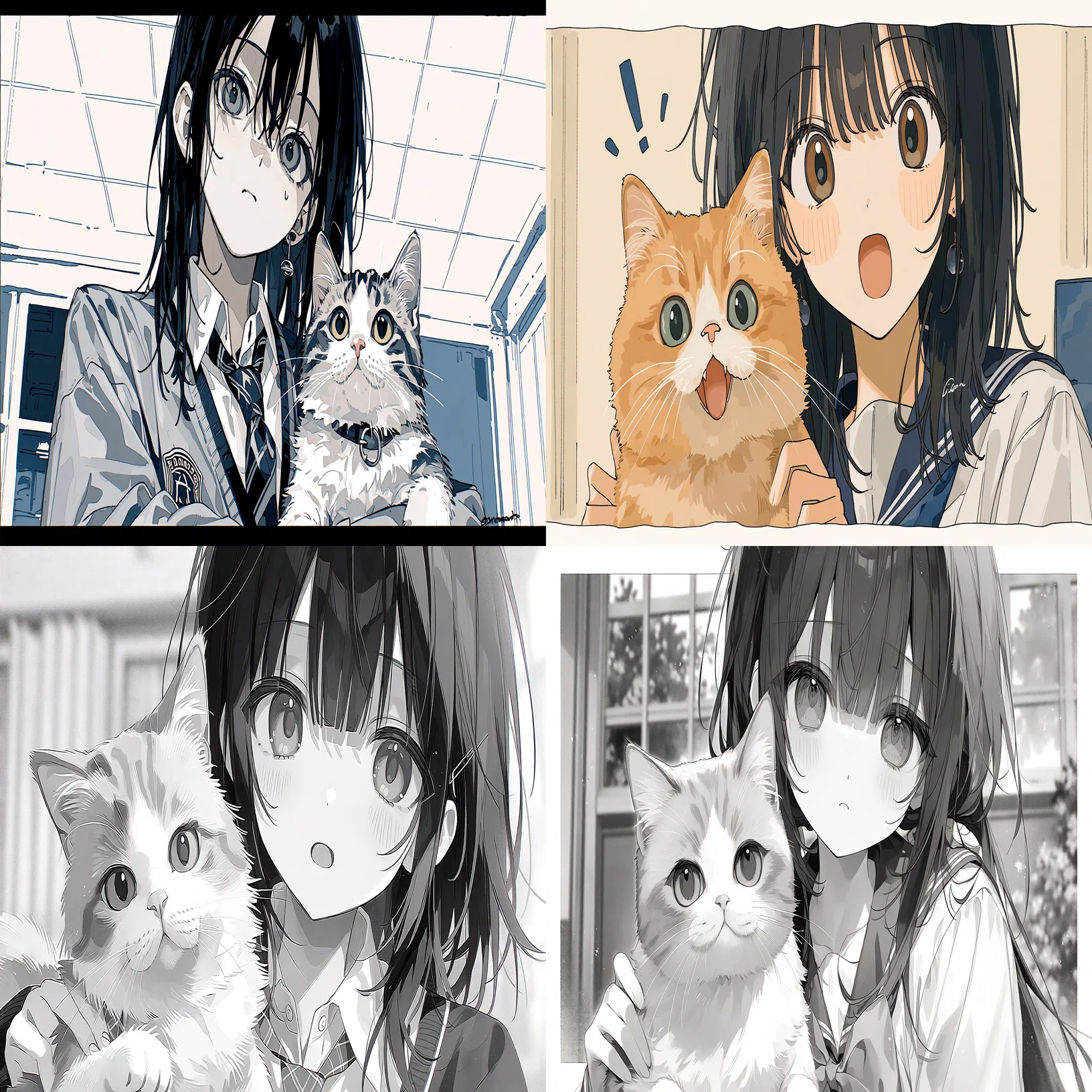 Midjourney niji7で試す!イラスト系画風10選【比較画像付き