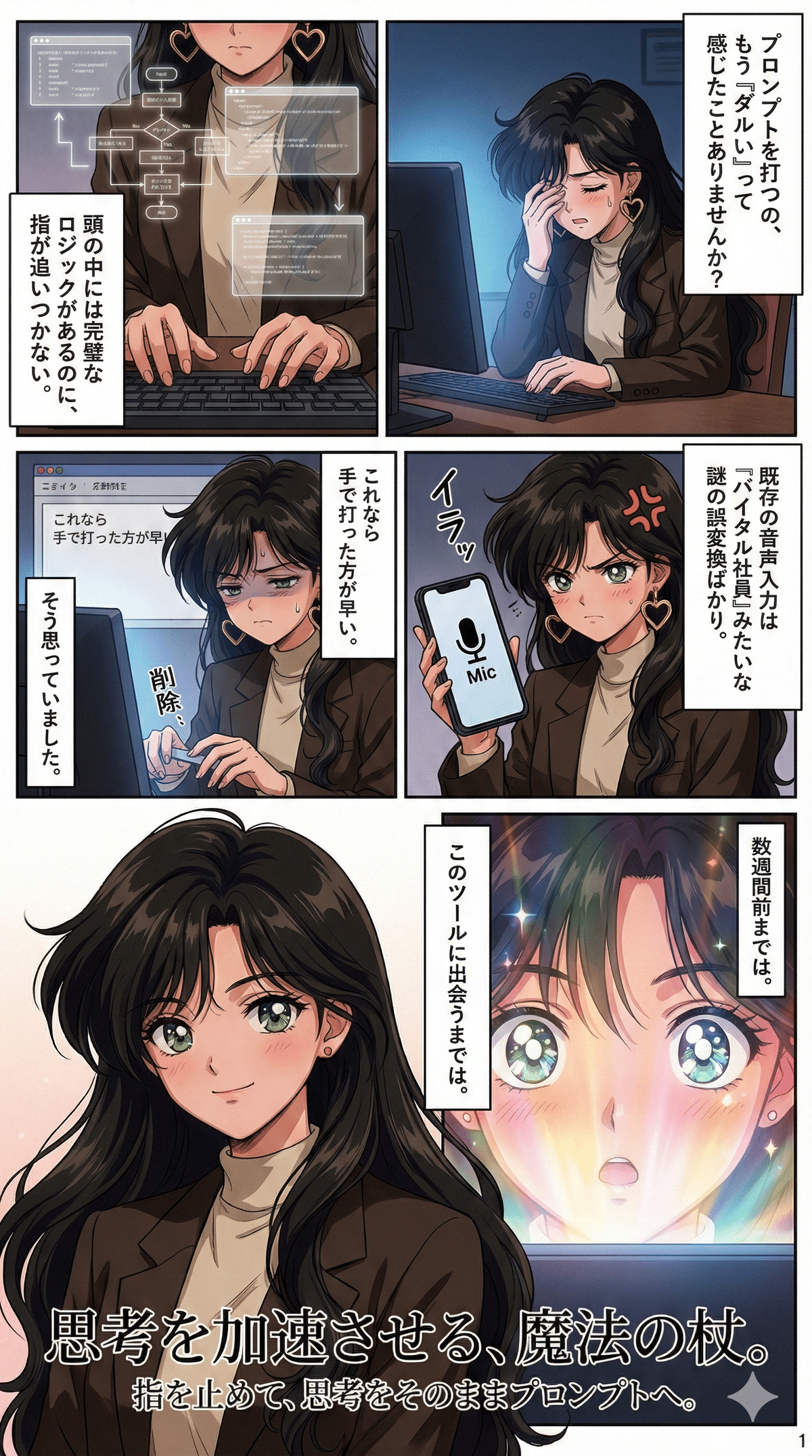 神ツール】「複雑なプロンプト」を一瞬で入力。『Wispr Flow』で作業