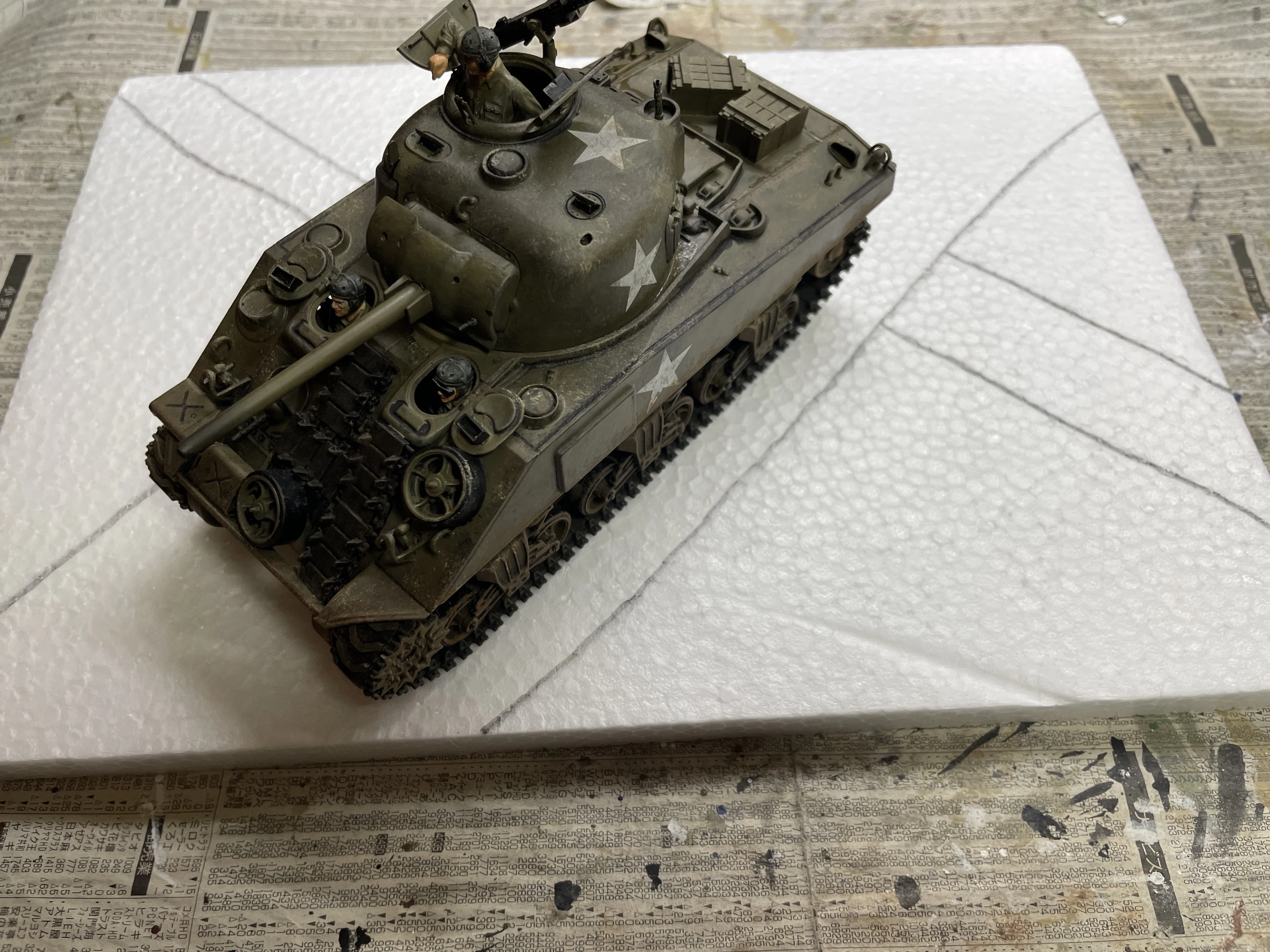 ジオラマを作ろう！【ファインモールド 四式中戦車 量産型】｜でこぽん