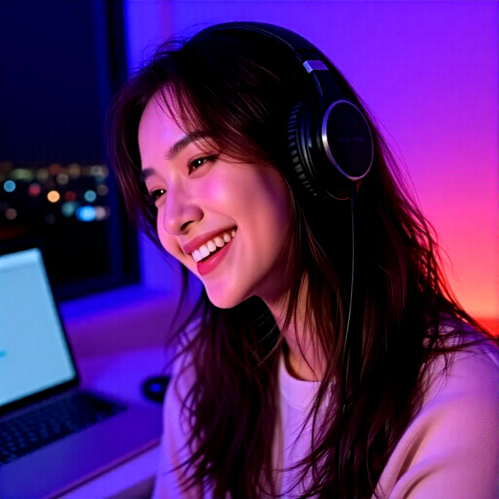 Z-Image_clear_photorealで生成された、高精細でリアルな女性のポートレート。鮮やかな光の表現と肌の質感が特徴的。
