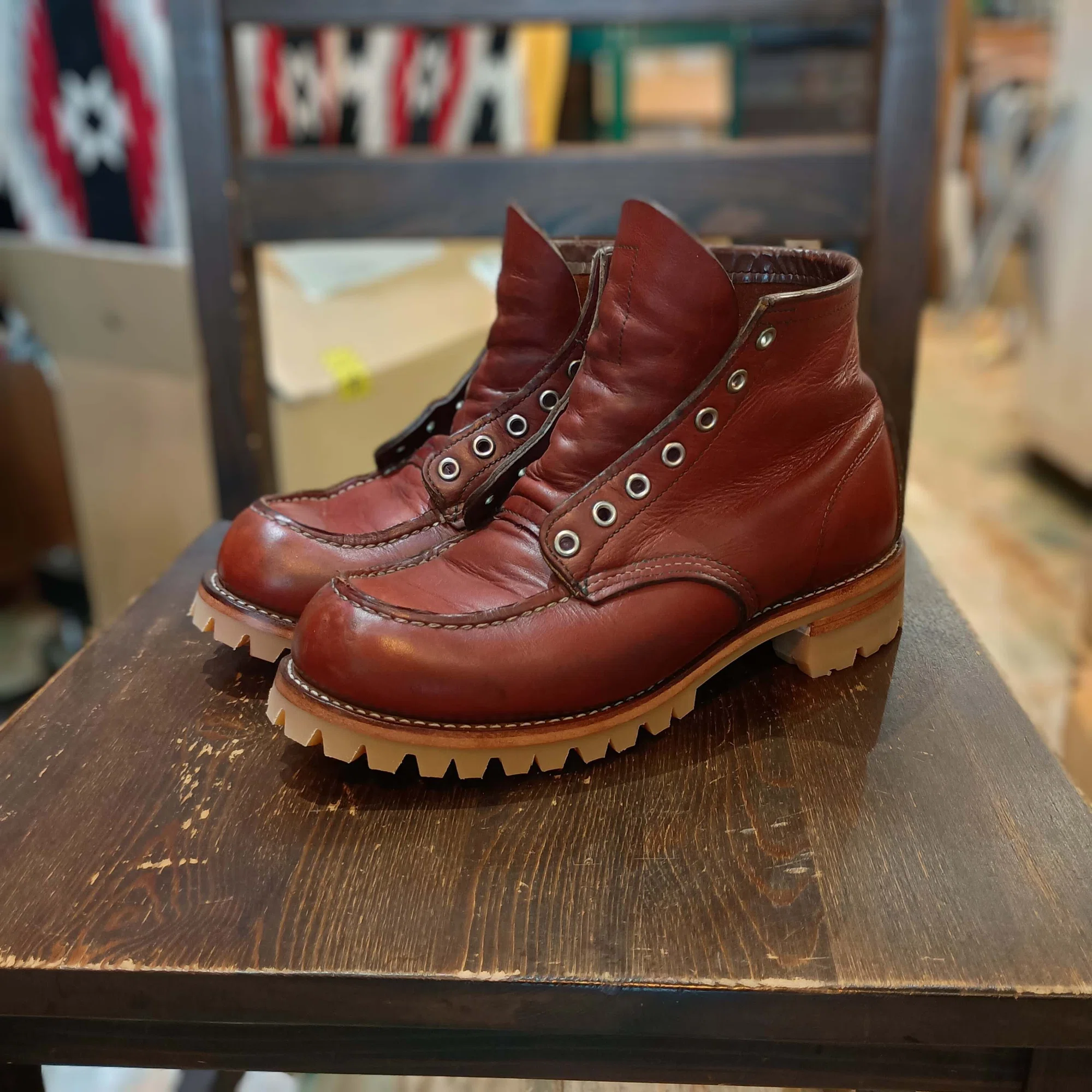 Resole/ソールカスタム】Red Wing#9106+vibram#100 Honey｜CREA Repair 