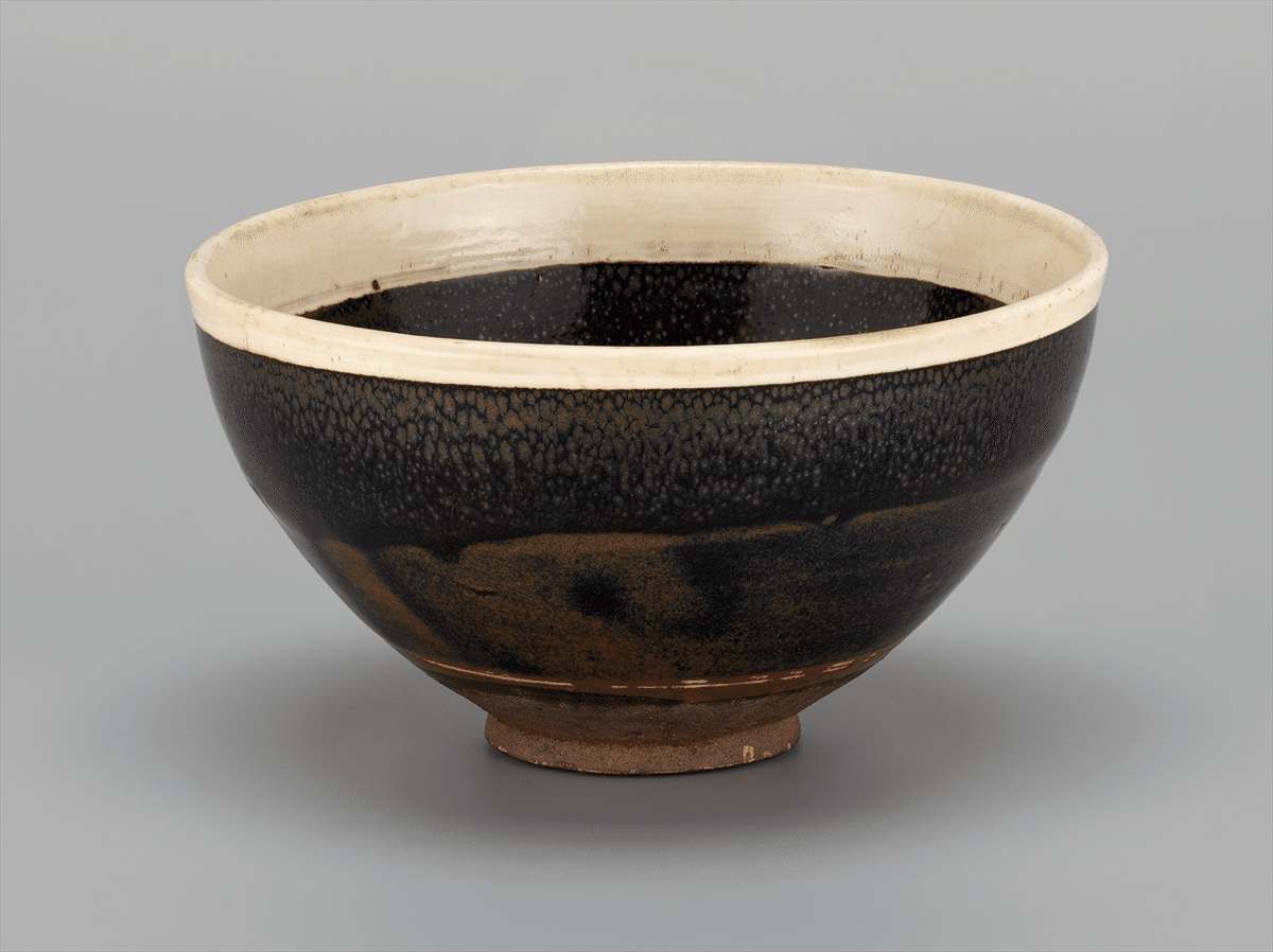 重文 白縁油滴天目茶碗【藤田美術館100選-8】｜藤田美術館