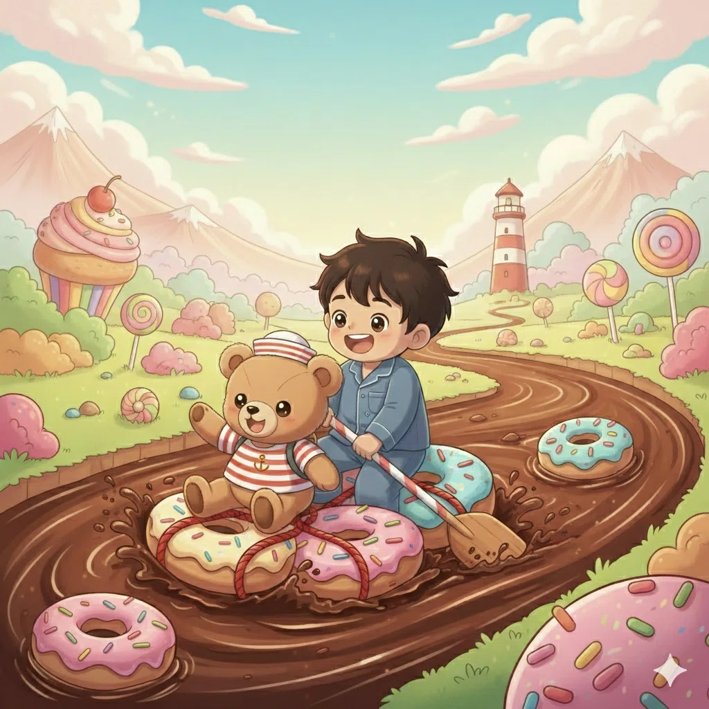 チョコレートの川下り