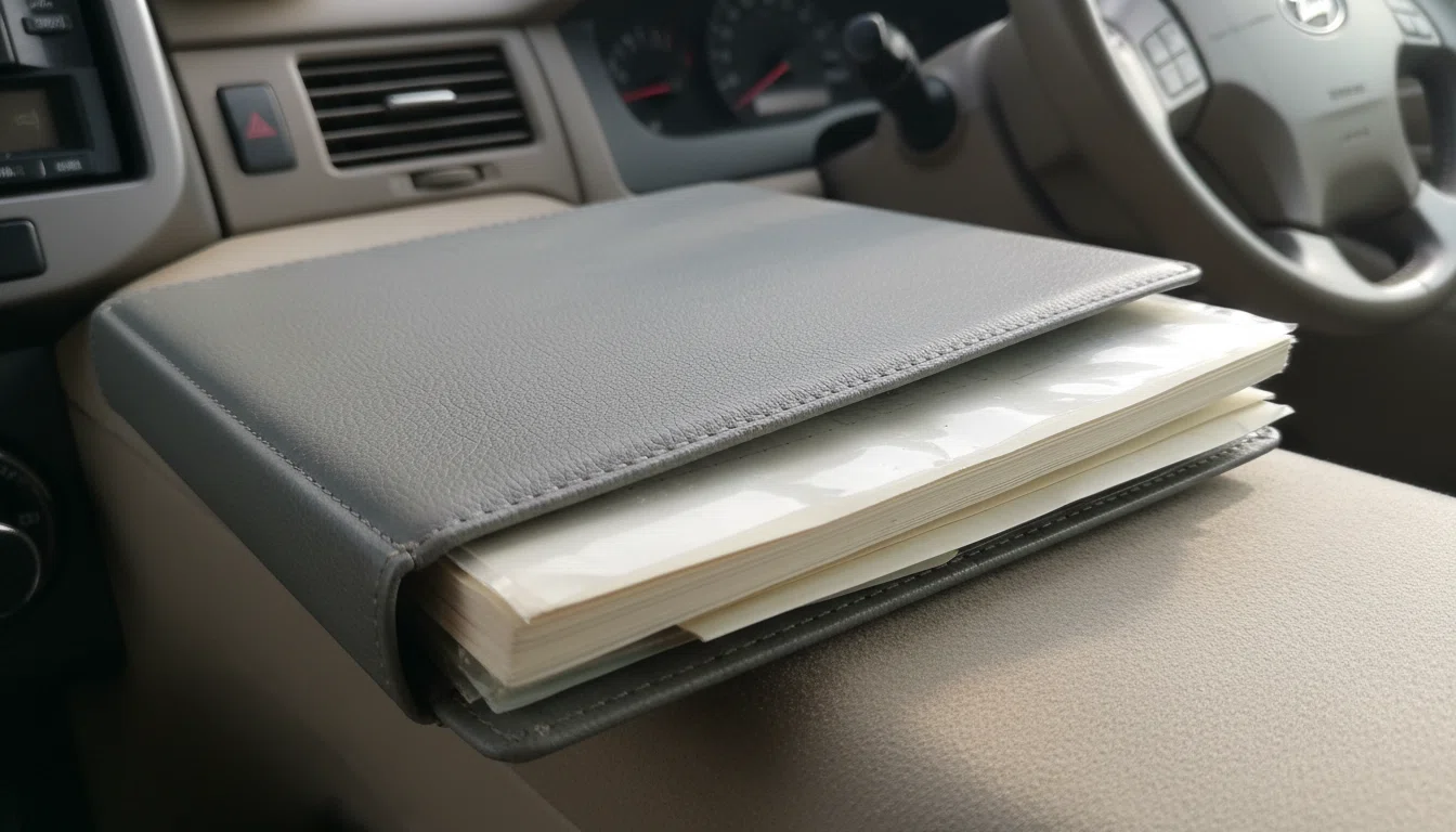車検証の所有者欄を確認するイメージ