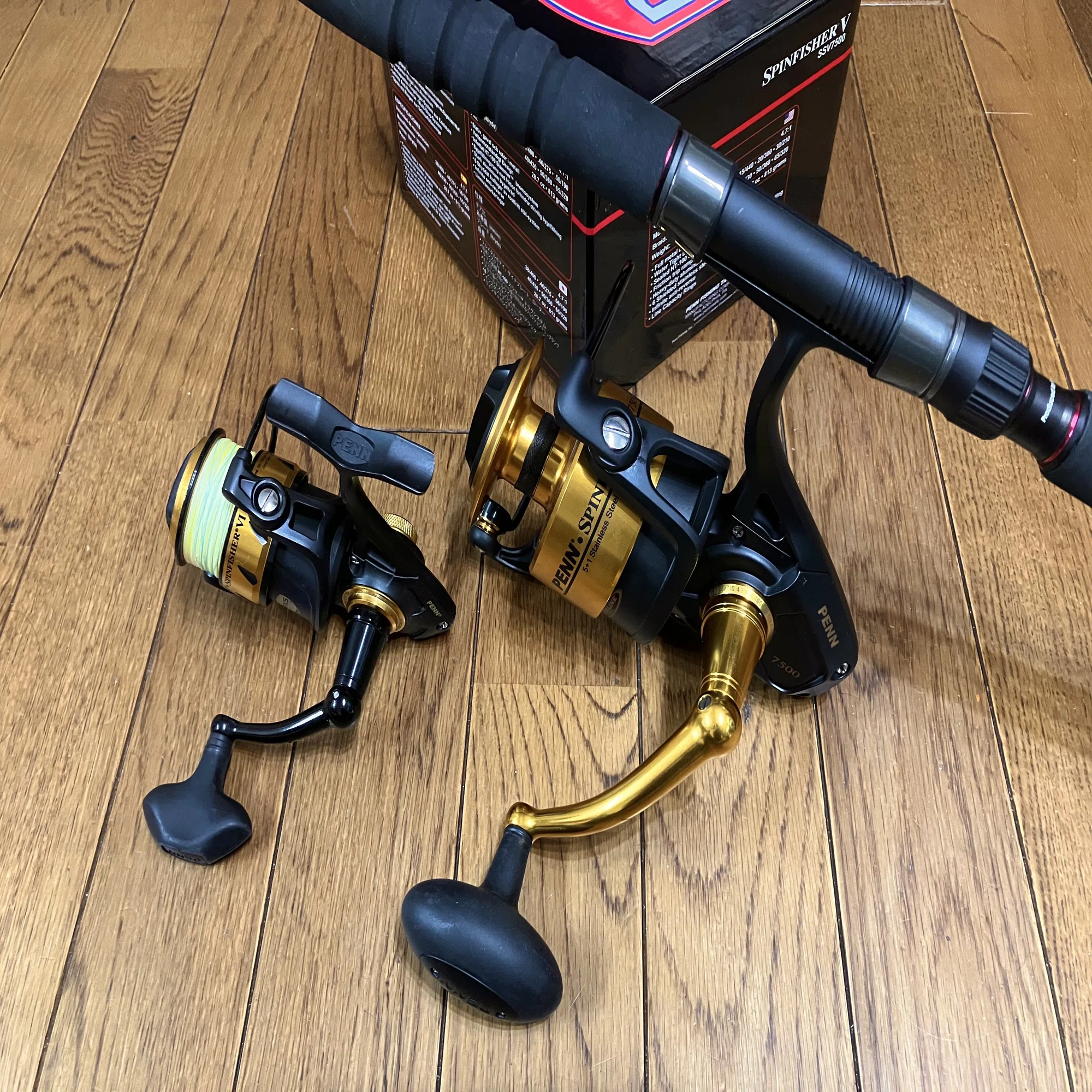 1 penn spinfisher v spinning reel VII Reel. 7500 The Penn Spinfisher VI includes IPX5 sealing PENN Spinfisher V Live Liner