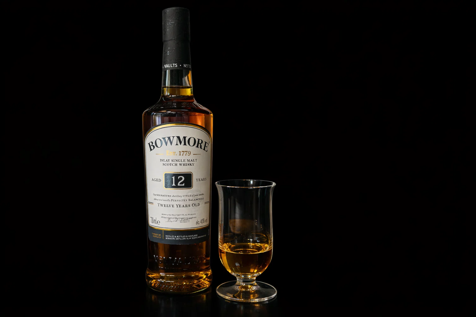 Bowmore 12 Years｜グラスの底が見えるまで （グラ底さん）