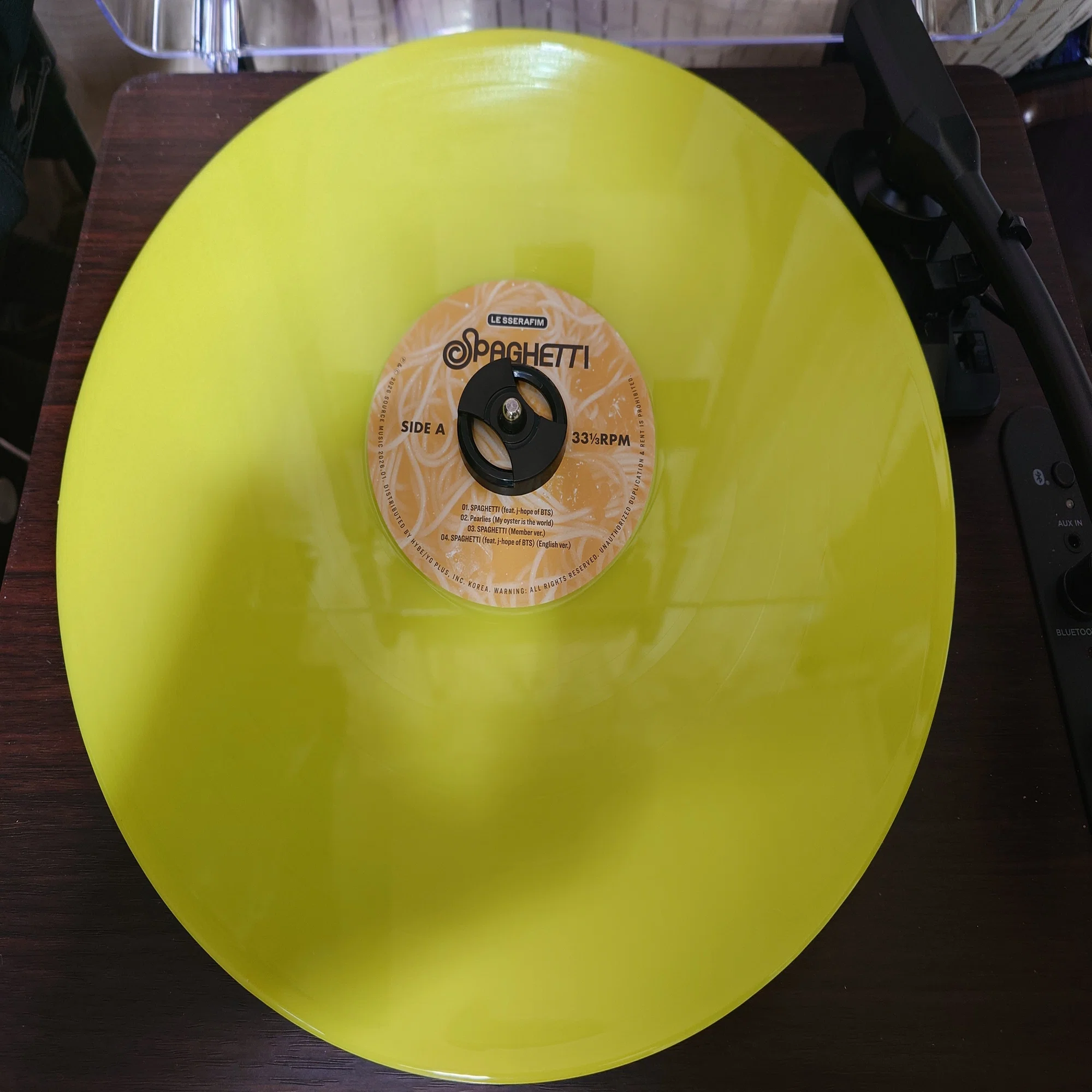 LE SSERAFIM『 SPAGHETTI 』の LP が届いたー！！｜Ronin-浪人-