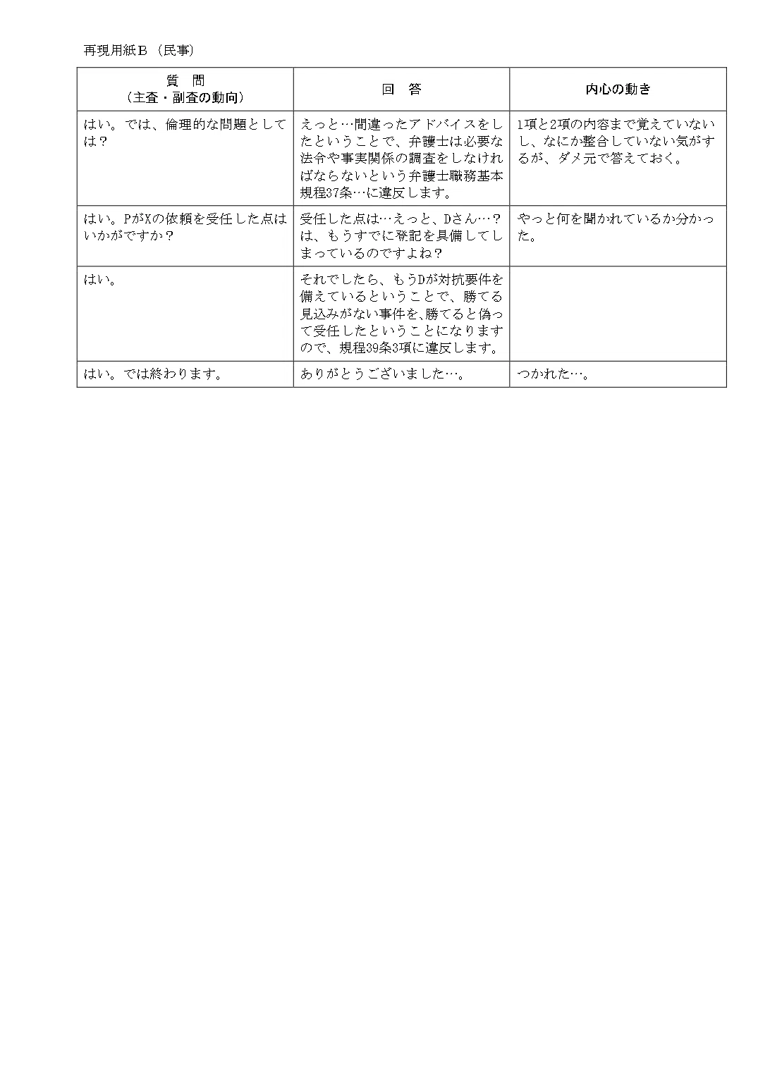 令和7年度司法試験予備試験口述試験再現（123点・2位）｜ぼく