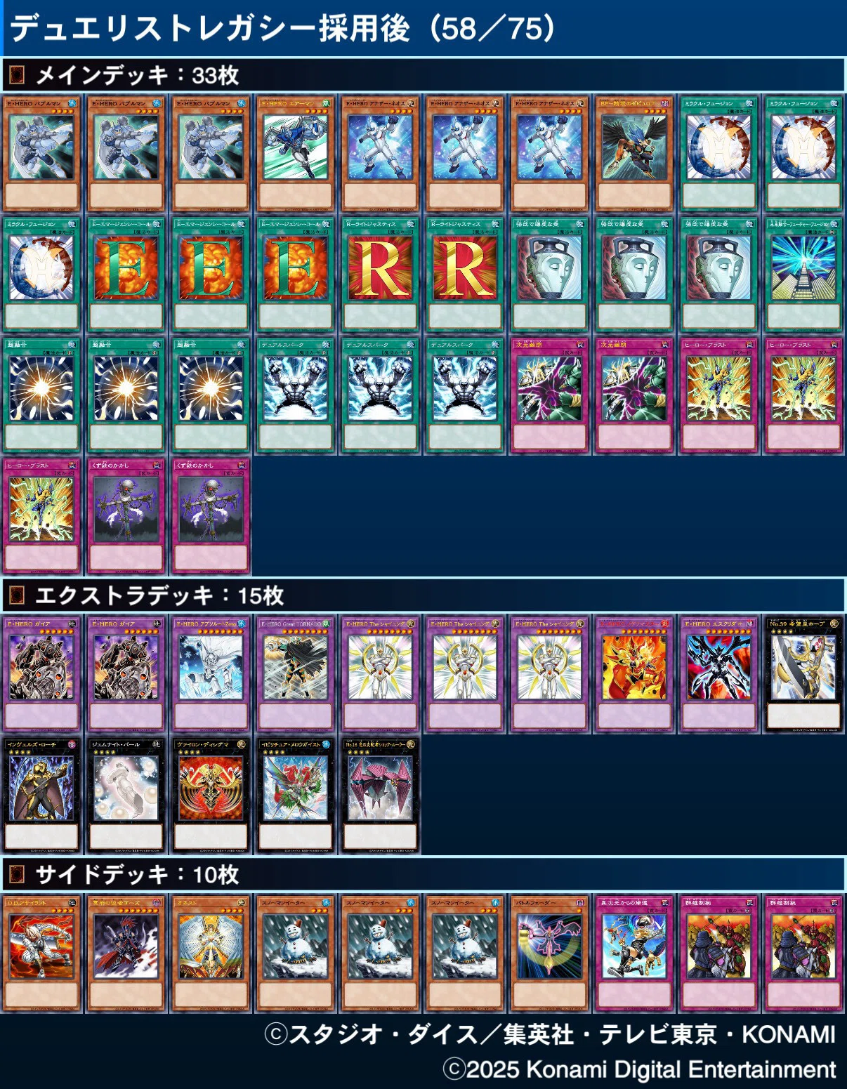 遊戯王OCGカード 1103 ヒーローデッキパーツ　レアリティ高め レアリティ構築論（1103環境編）｜オタク