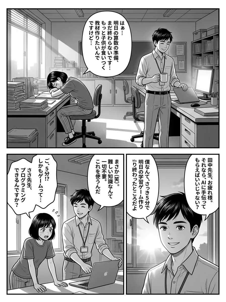 難しい知識は一切不要！ GeminiのCanvas機能で学習ゲームを爆速作成