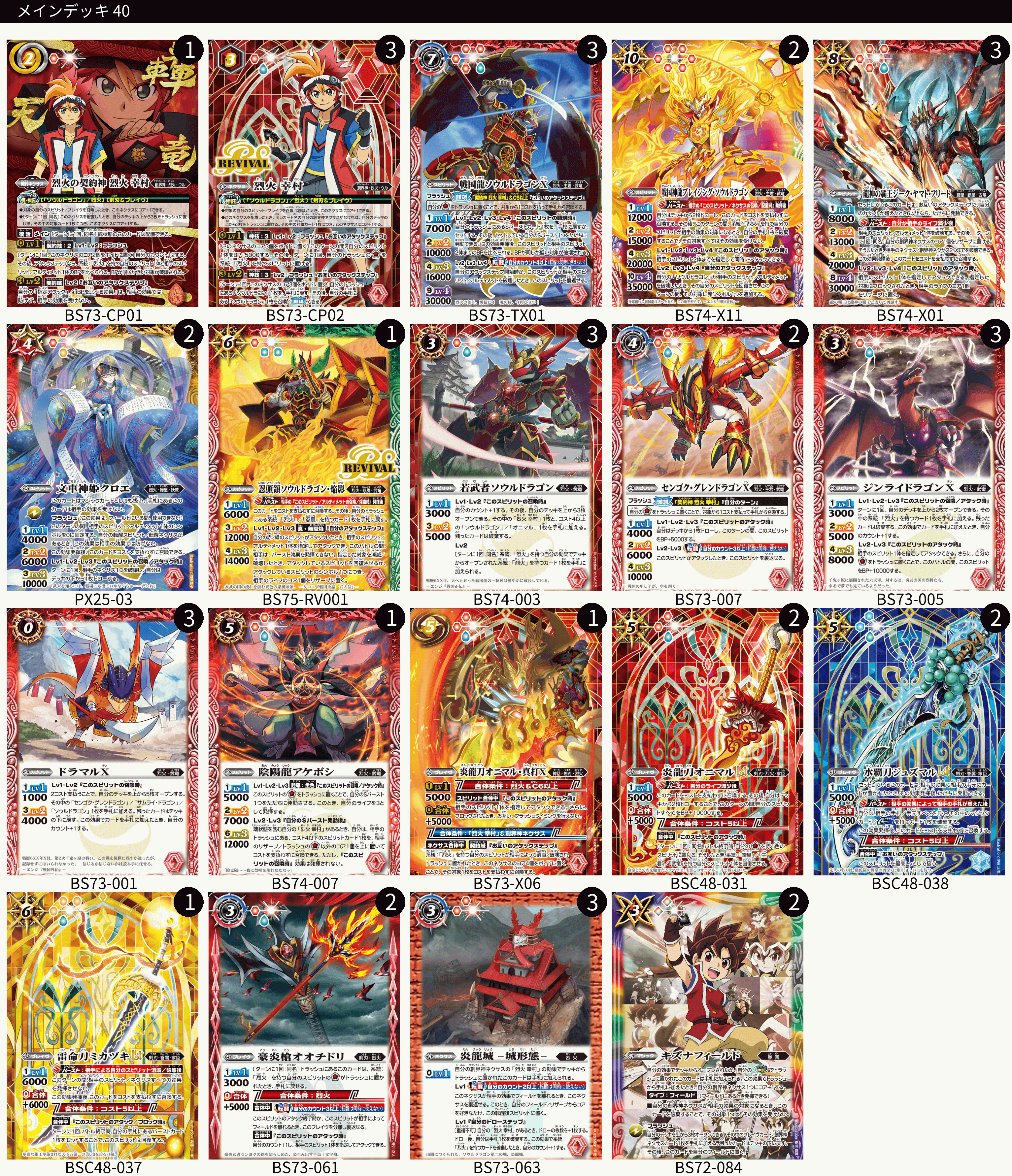 覇極来臨期]烈火軸武竜｜Rily:A