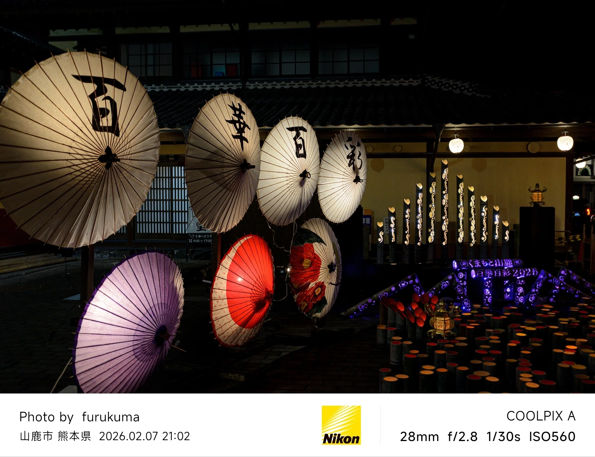 山鹿灯籠浪漫・百華百彩2026 #2 | Nikon COOLPIX A｜furukuma