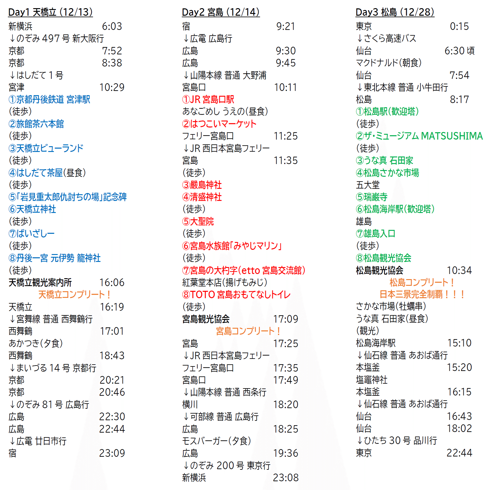 ざつ旅×日本三景スタンプラリー（宮島編）｜あにりん塩酸塩⌬