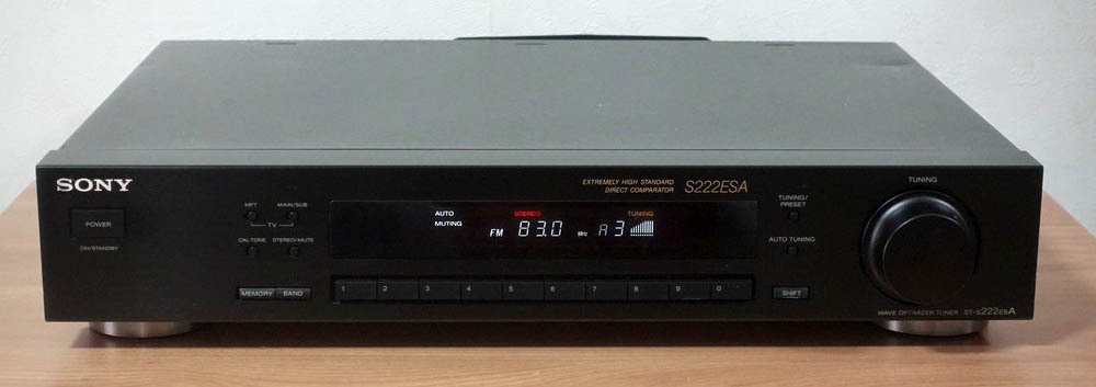 X870 SONY ST-S222ESA AM FM チューナー VHF UHF SONY - ソニーST-S222ESA FM/AM/TV /VHF/ UHF チューナー の通販 by